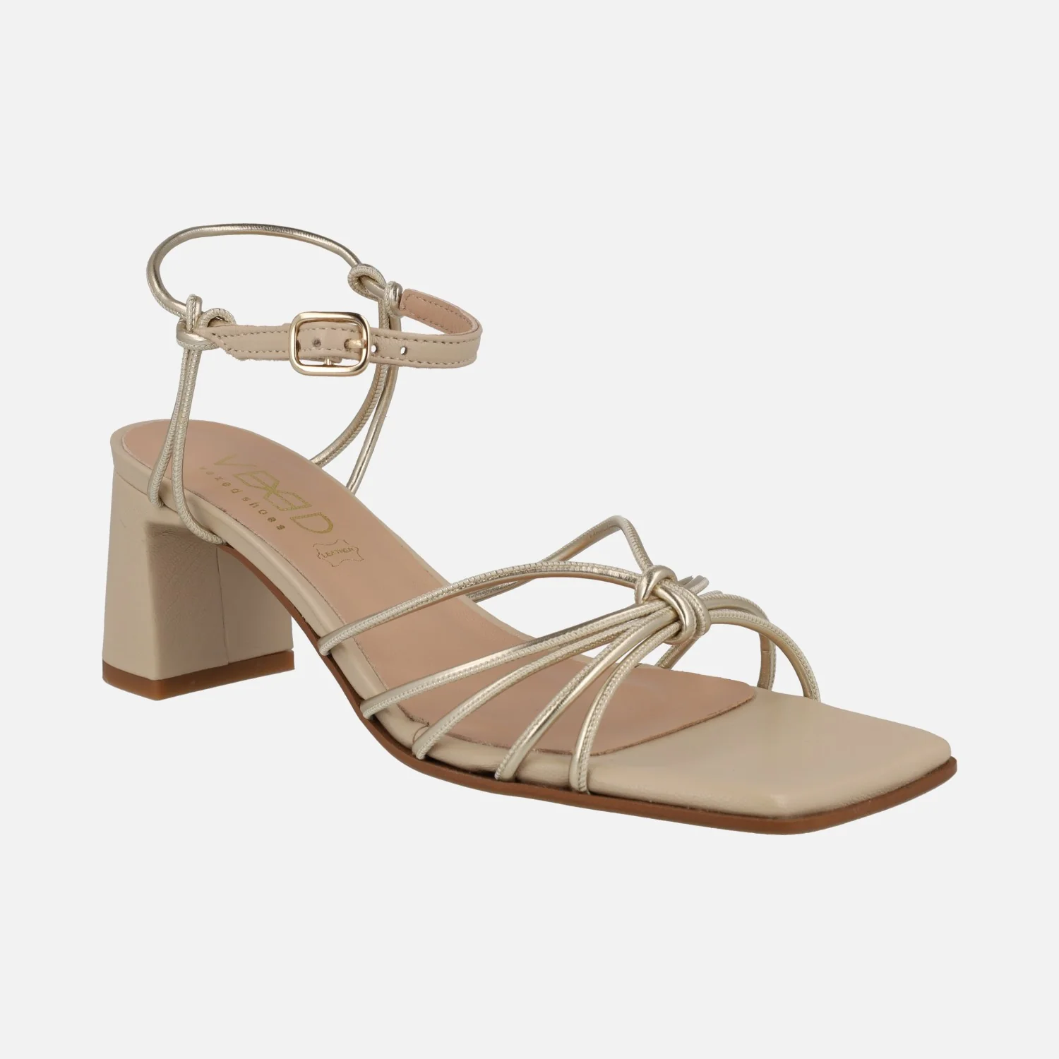 Sandalias Aretha con tiras metalizadas de Vexed - Image 2