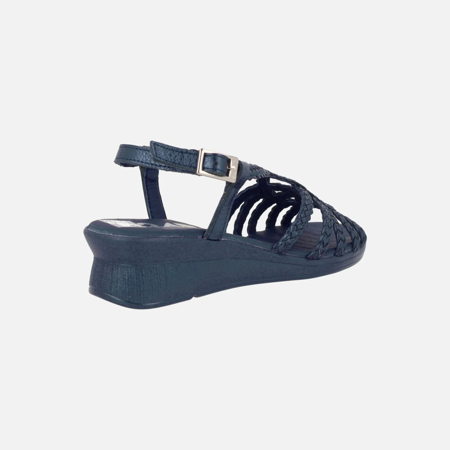 Sandalias confort bajas de piel trenzada - Image 10