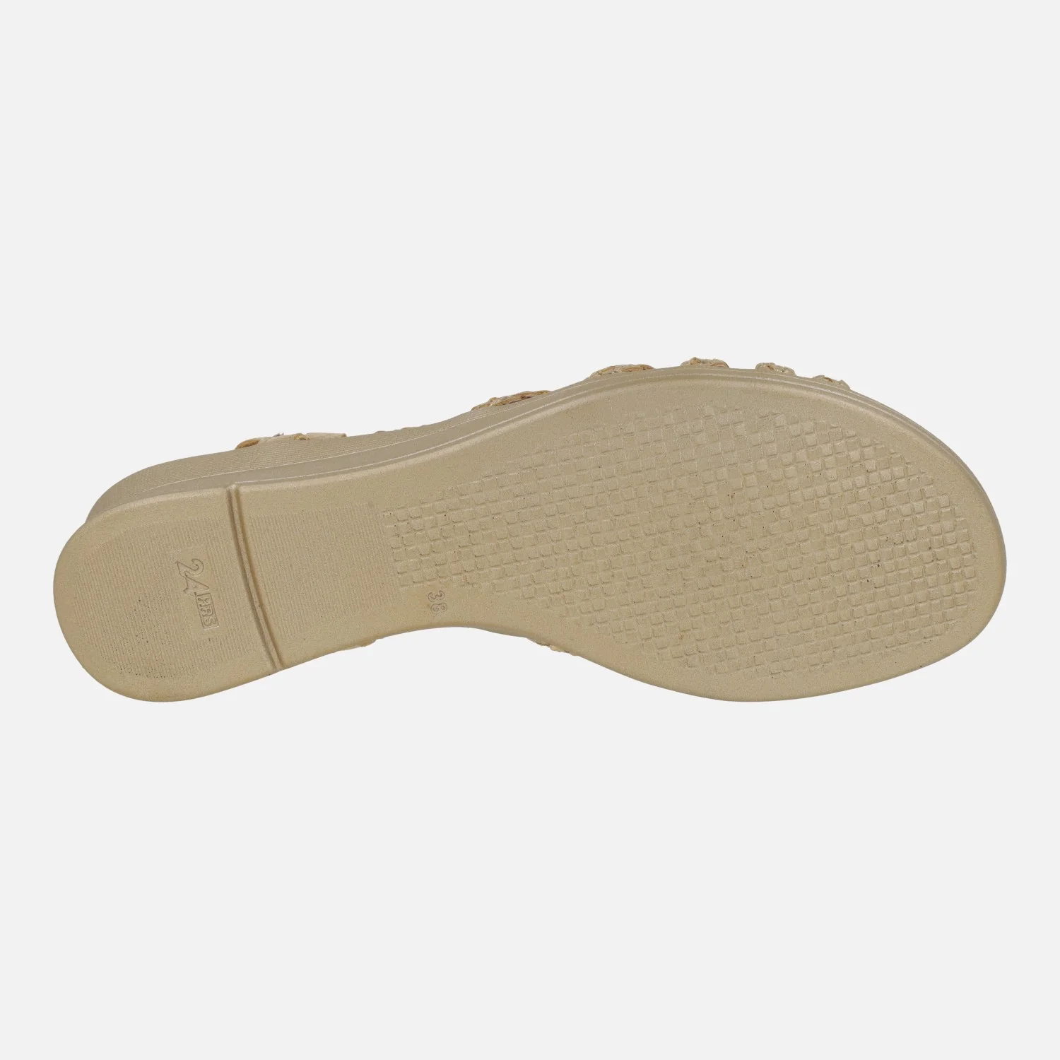 Sandalias confort bajas de piel trenzada - Image 6