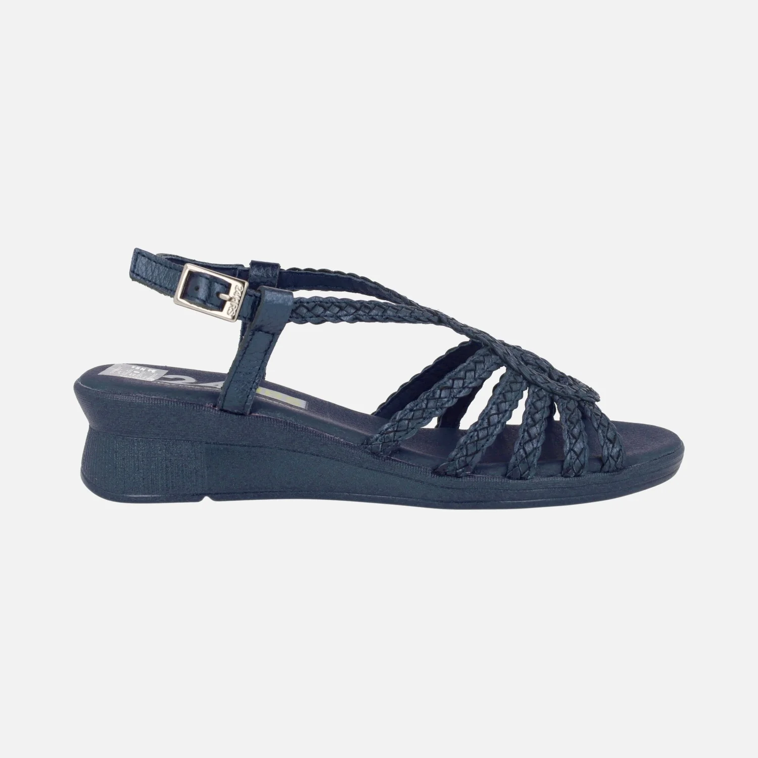 Sandalias confort bajas de piel trenzada - Image 7