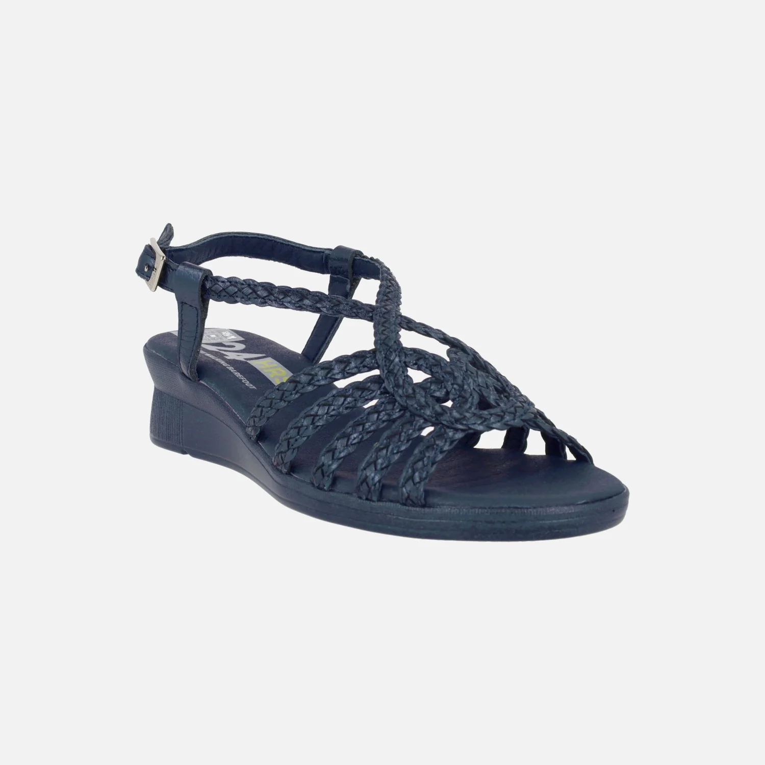Sandalias confort bajas de piel trenzada - Image 8