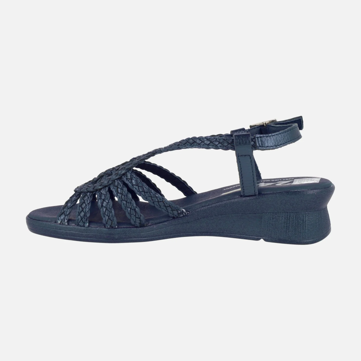 Sandalias confort bajas de piel trenzada - Image 9