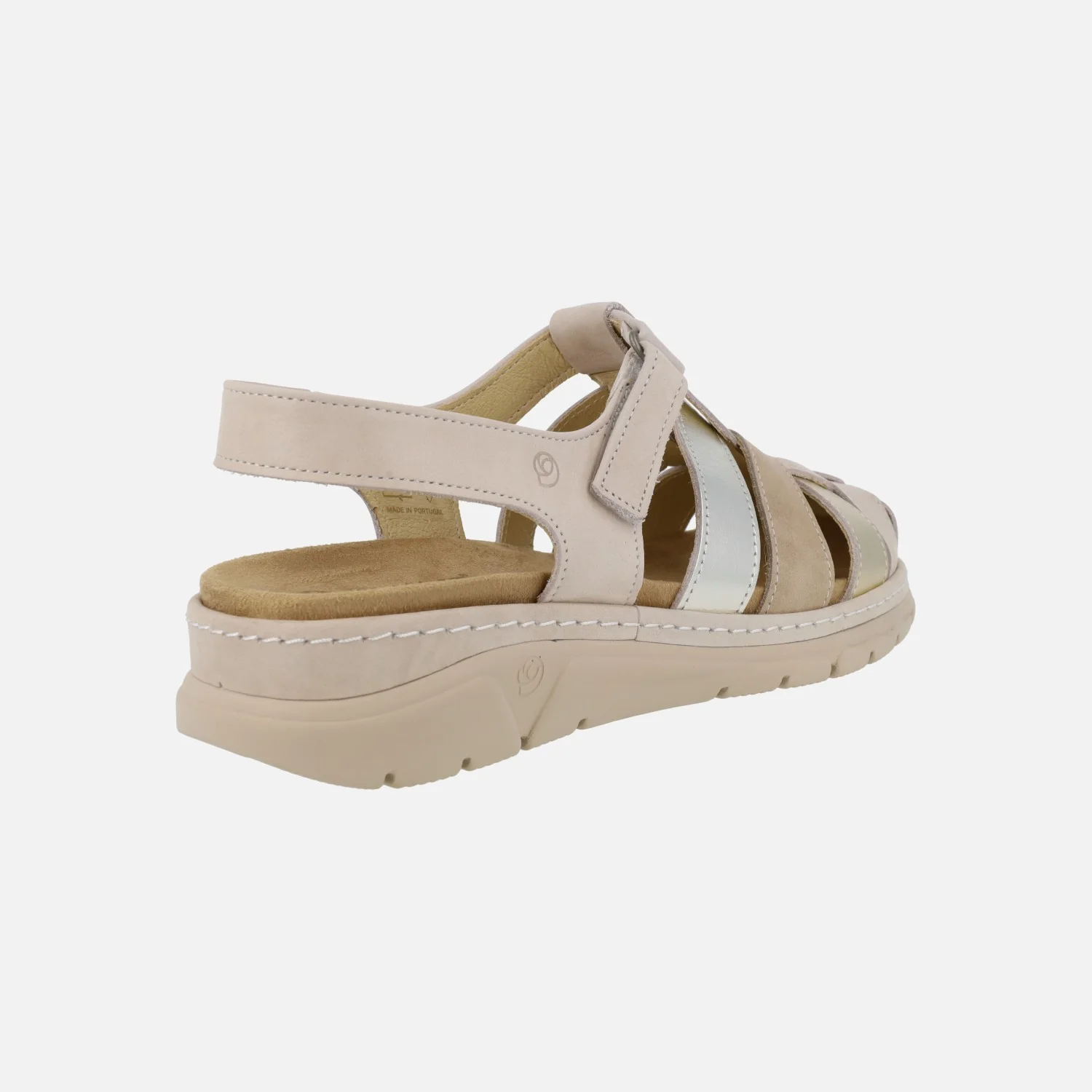 Sandalias confort de piel con cierre de velcros - Image 4