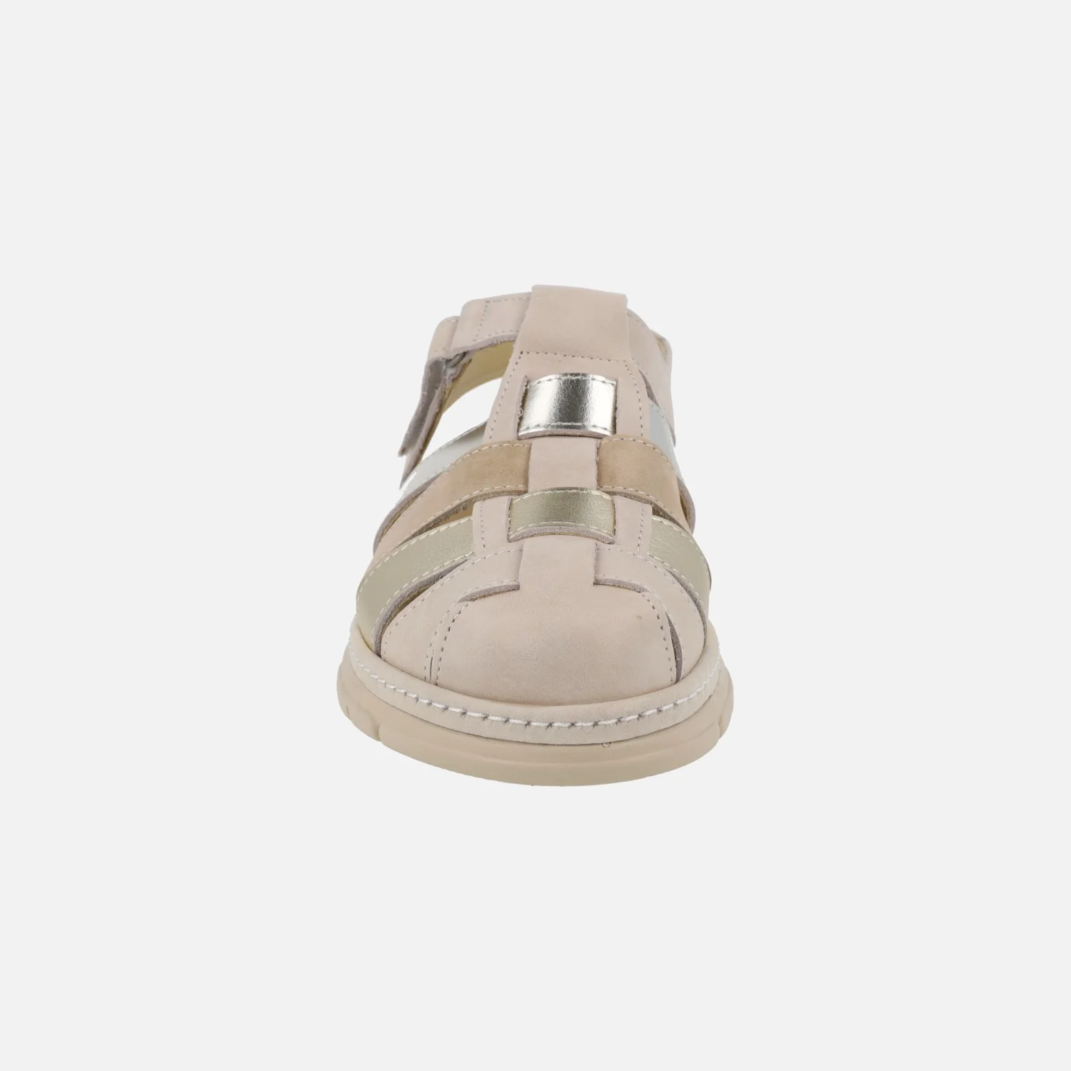 Sandalias confort de piel con cierre de velcros - Image 5