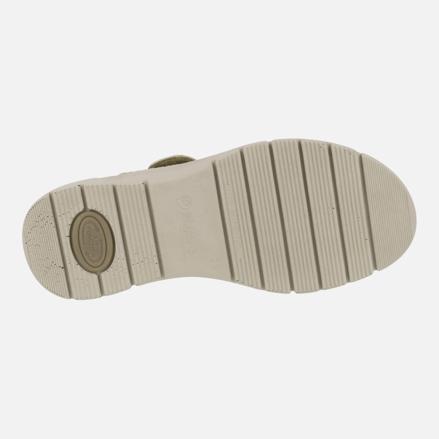 Sandalias confort deportivas con cierre de velcro en beige y kaki - Image 5