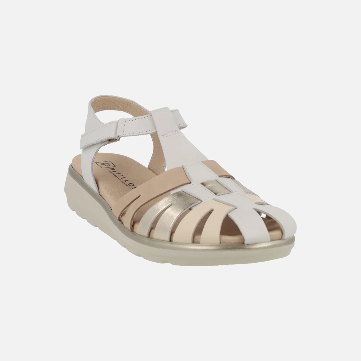 Sandalias confort estilo cangrejeras en combinado de color - Image 2