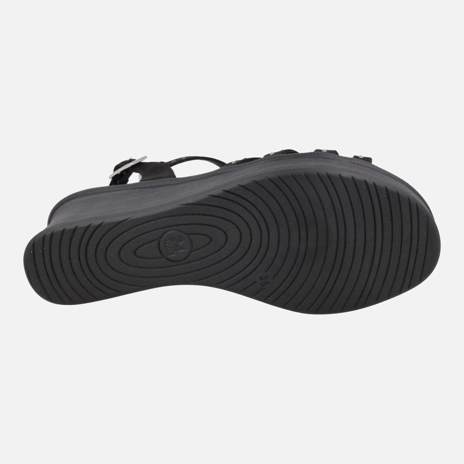 Sandalias de ante con plataforma y strass de colores - Image 12