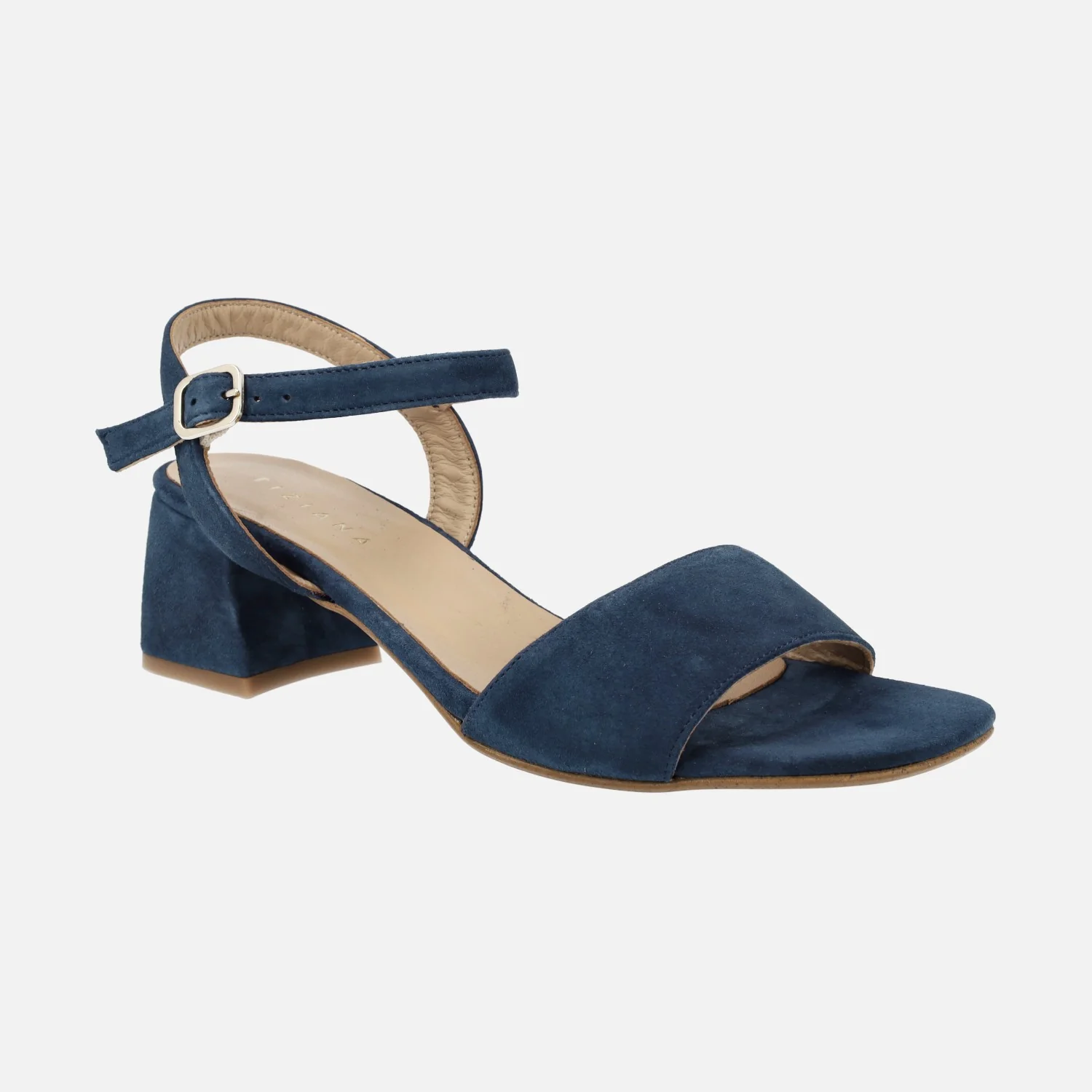 Sandalias de ante con pulsera al tobillo y tacón bajo - Image 12