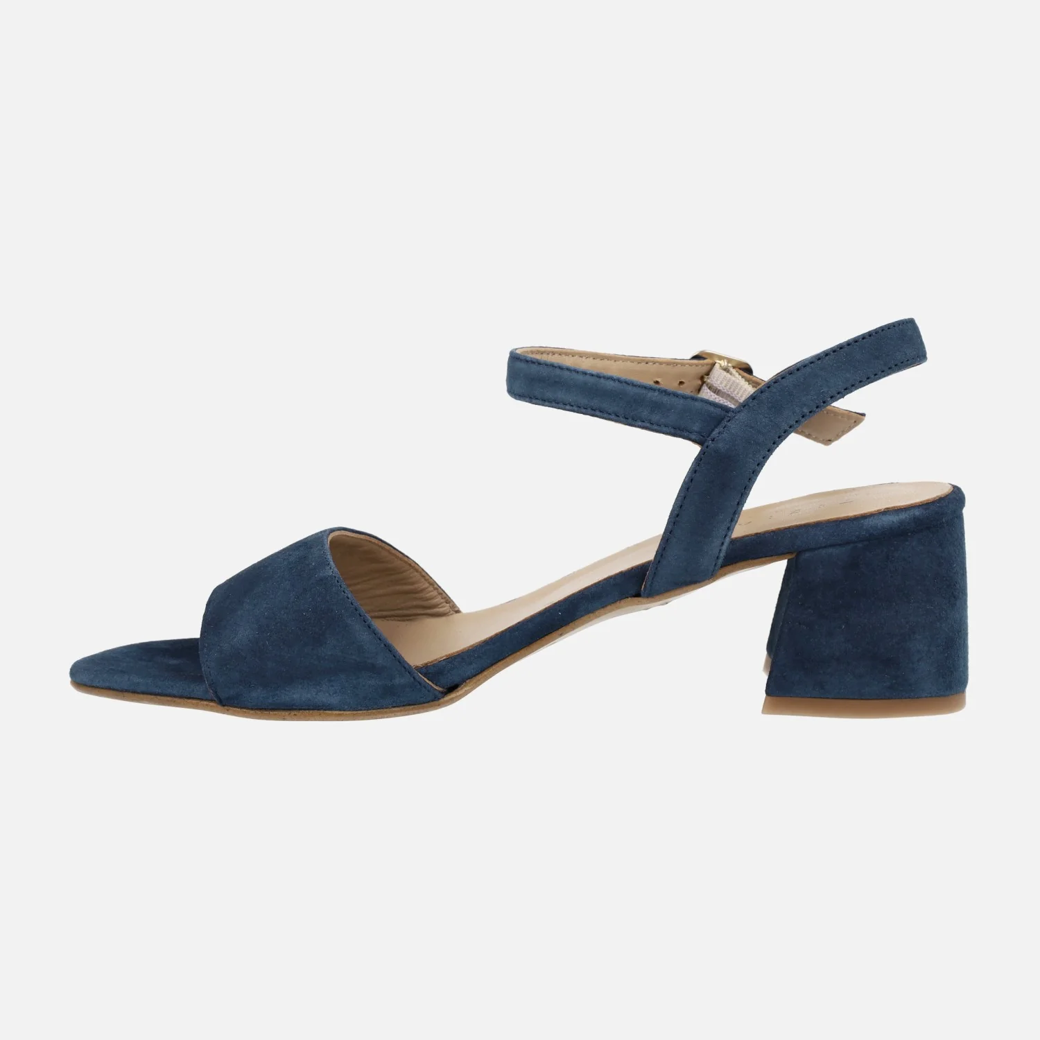 Sandalias de ante con pulsera al tobillo y tacón bajo - Image 14