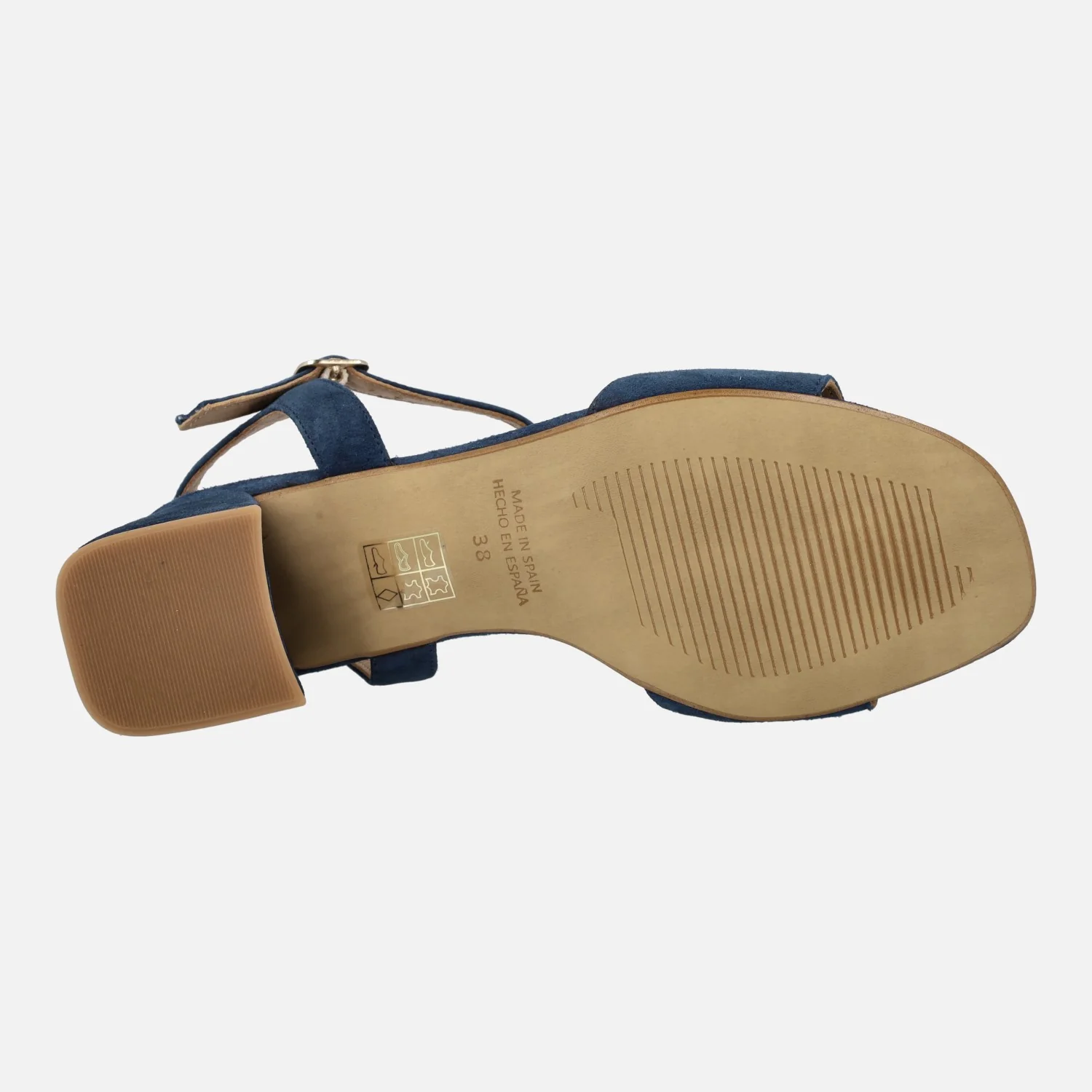 Sandalias de ante con pulsera al tobillo y tacón bajo - Image 15