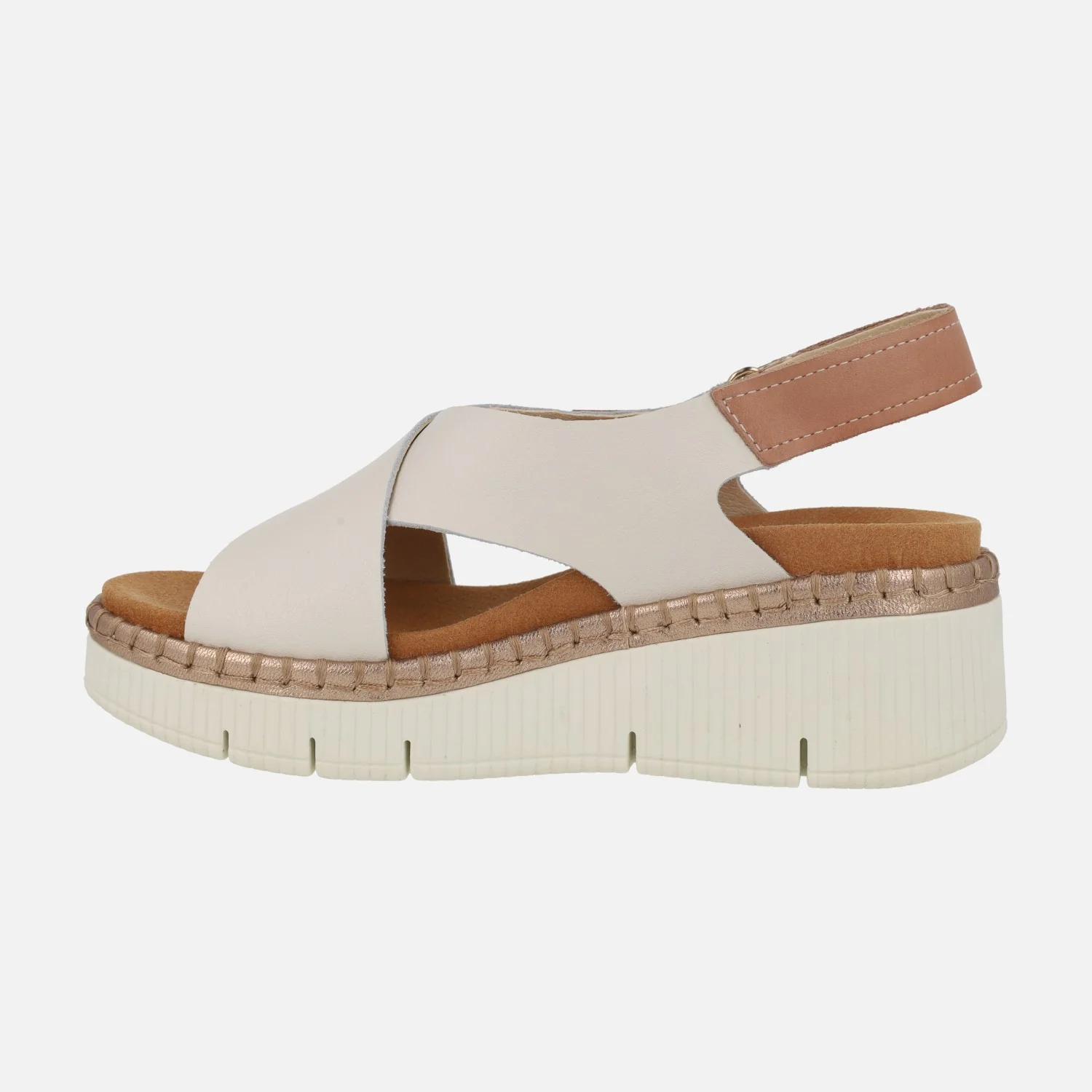 Sandalias de cuña con cierre de velcro Gomera - Image 3