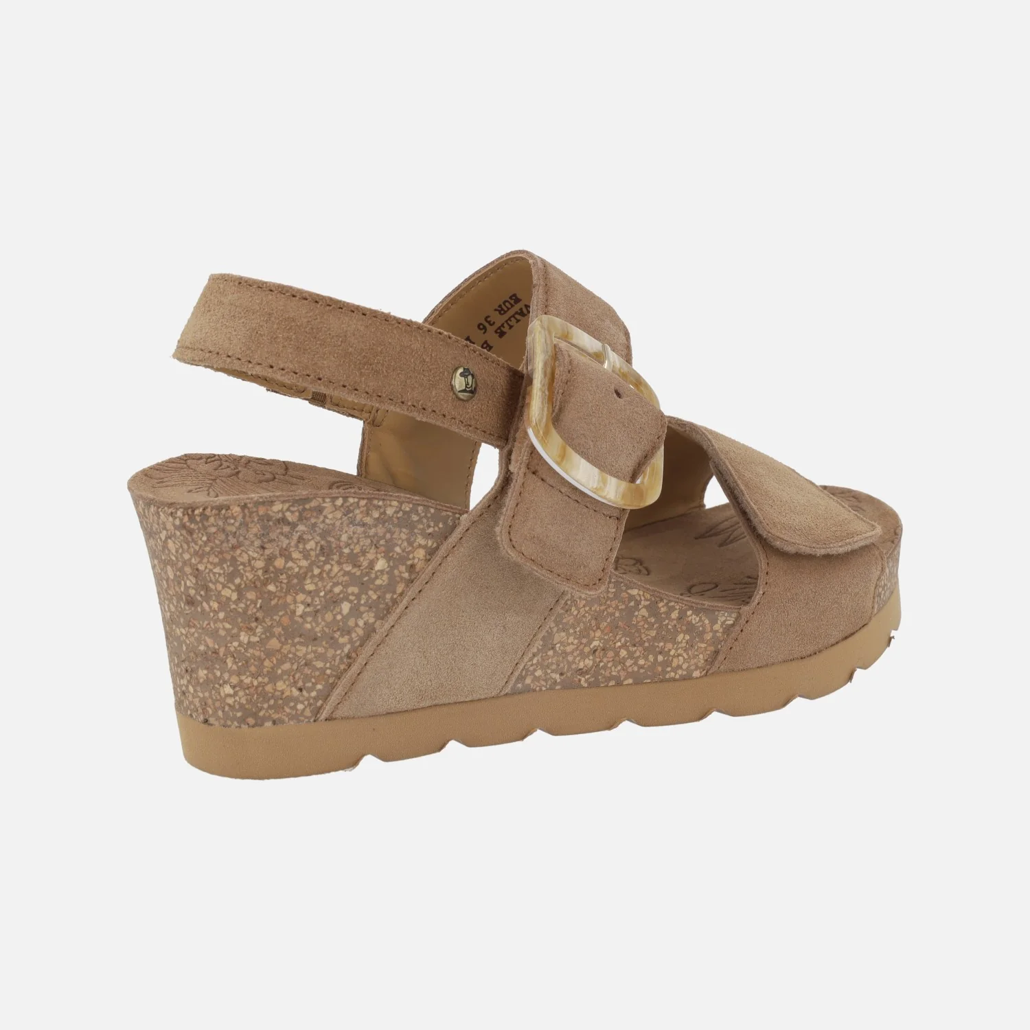 Sandalias de cuña con cierre de velcro Valle - Image 4
