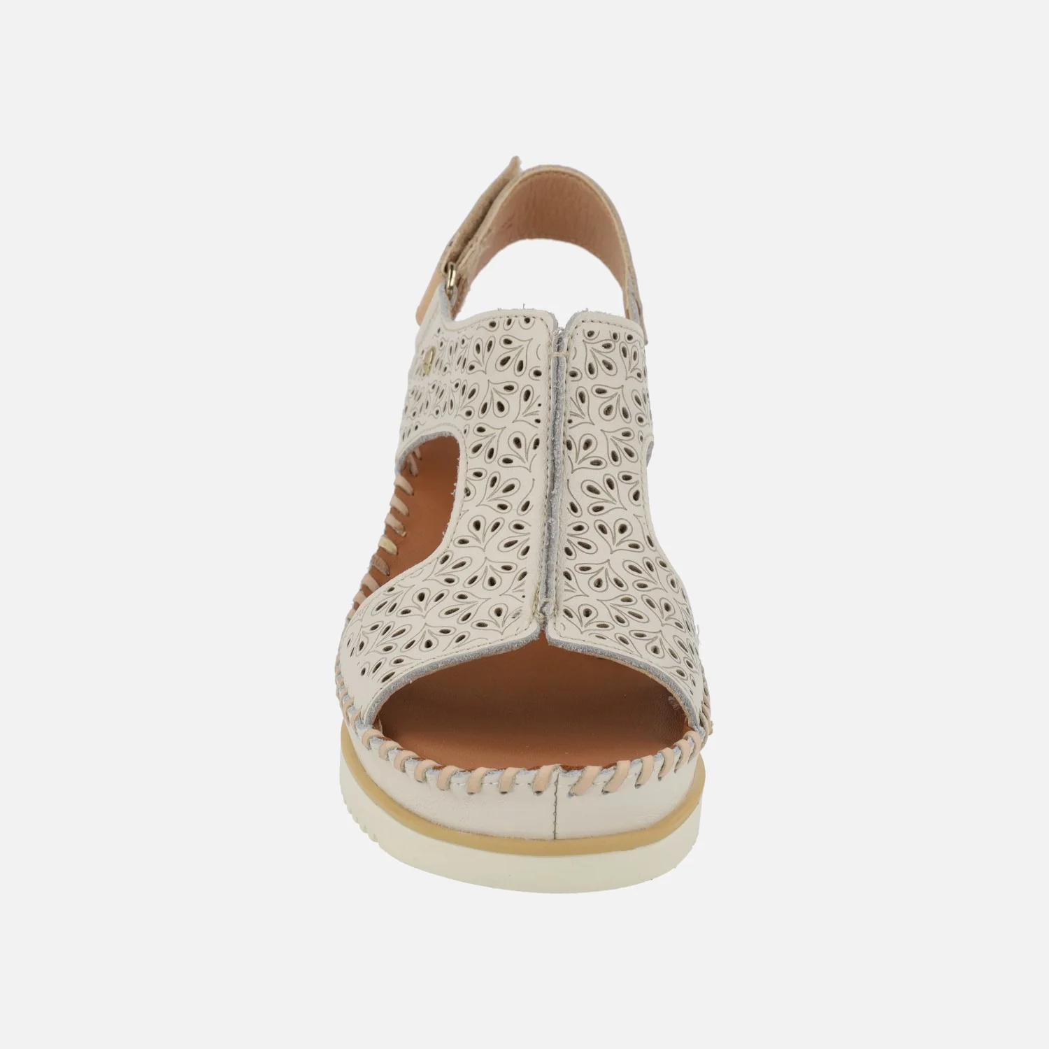 Sandalias de cuña con diseño troquelado y cierre de velcro Aguadulce - Image 11