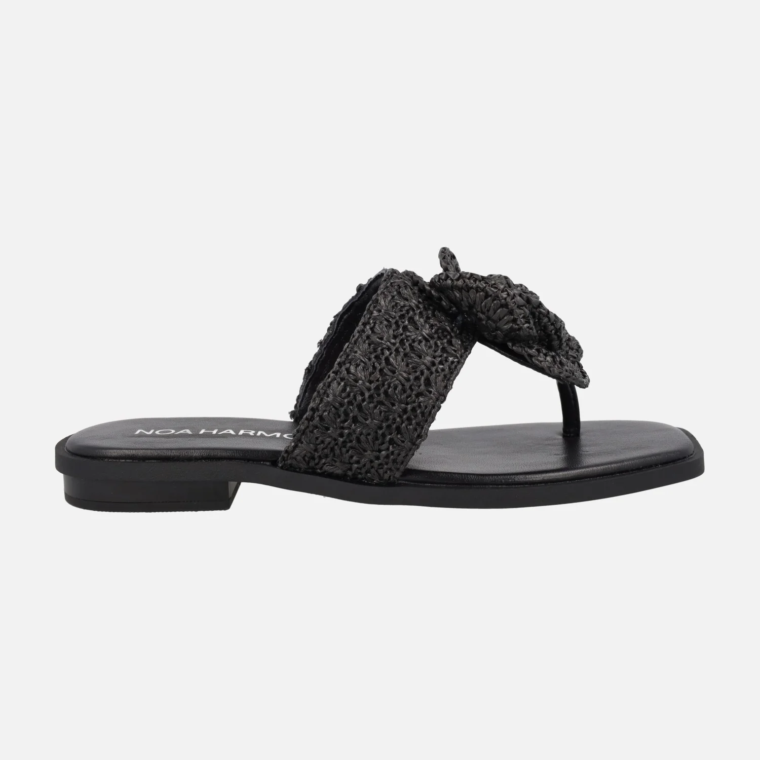 Sandalias de dedo Acacia con pala y flor de rafia - Image 2