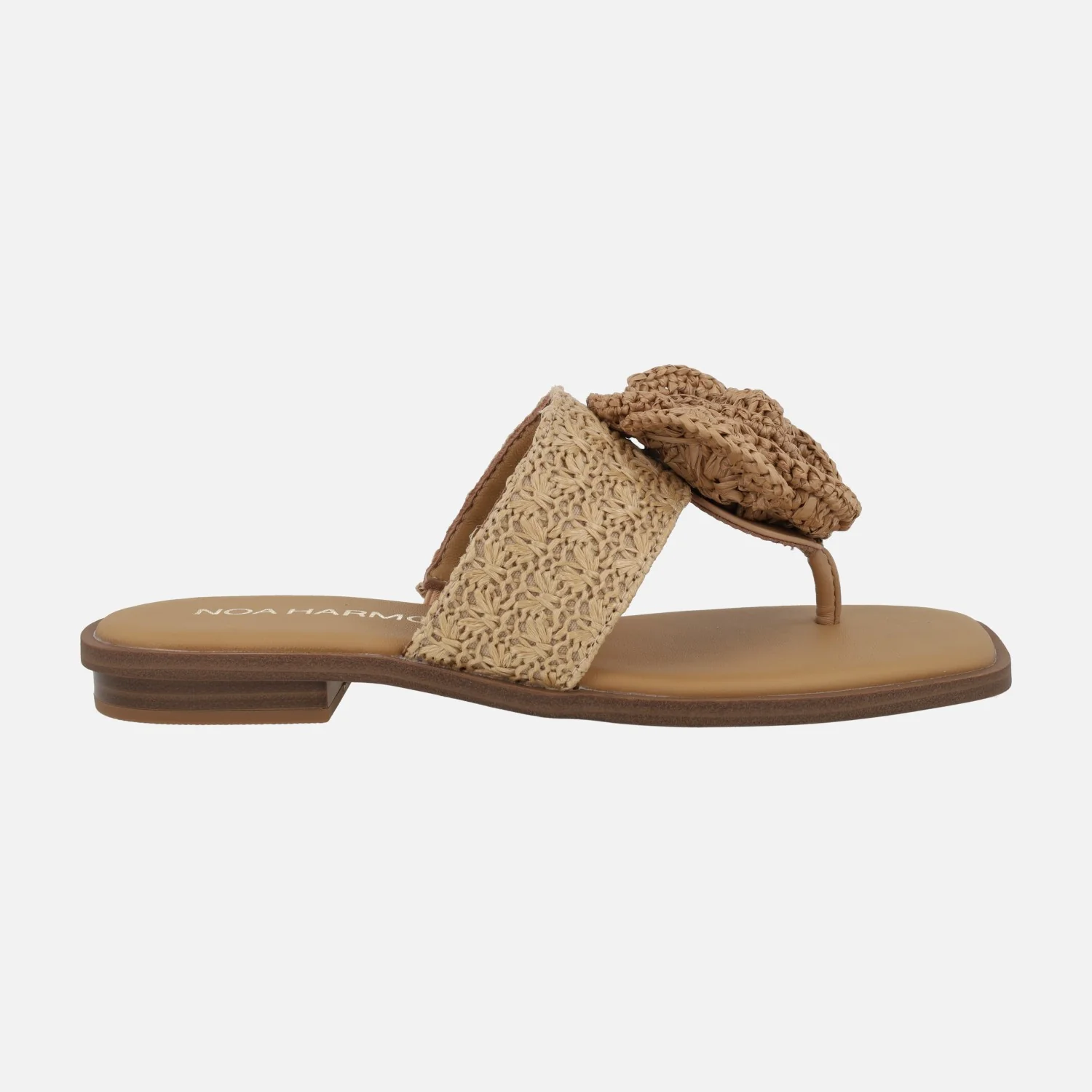 Sandalias de dedo Acacia con pala y flor de rafia - Image 7