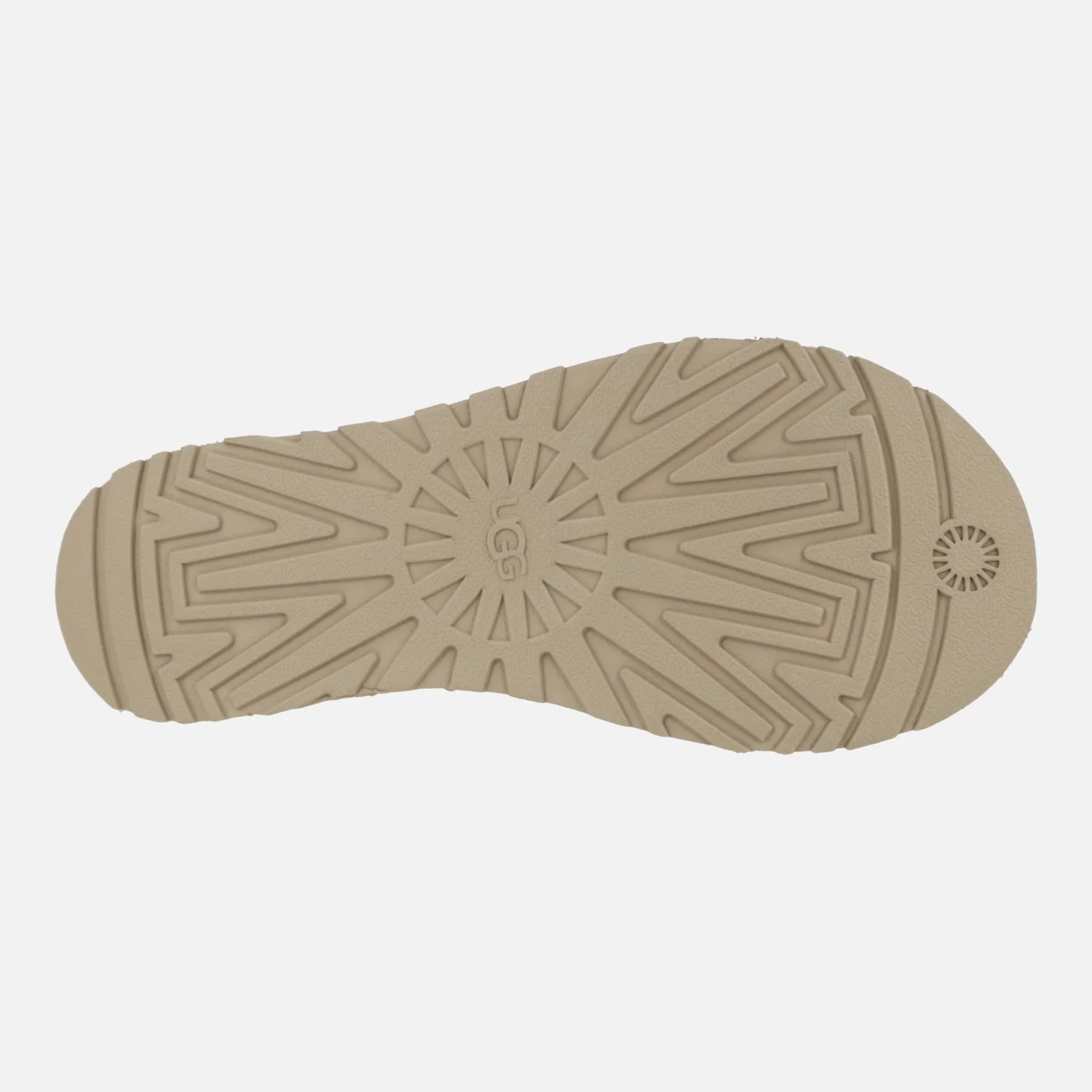 Sandalias de dedo en ante beige con cierre de velcro Goldengaze toe post - Image 6