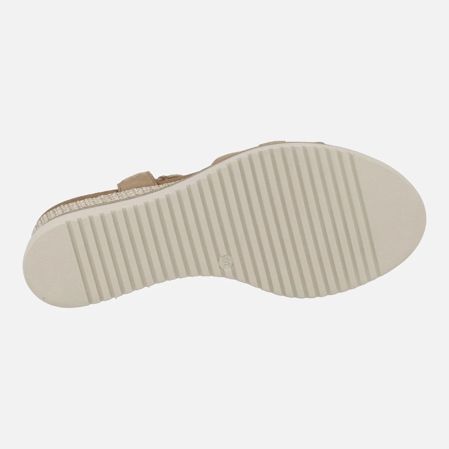 Sandalias de ante camel con detalle de cadena - Image 5