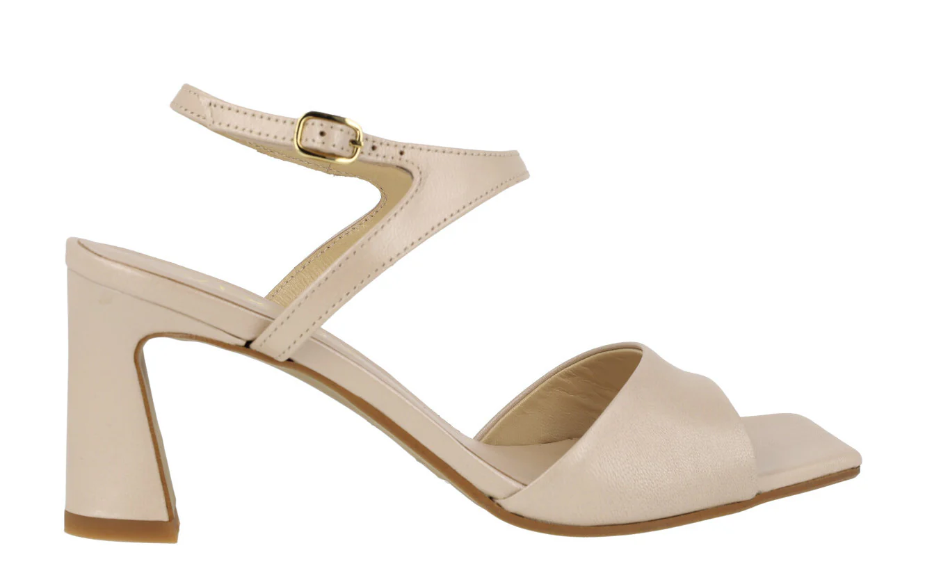 Sandalias de piel Alexia con pulsera al tobillo