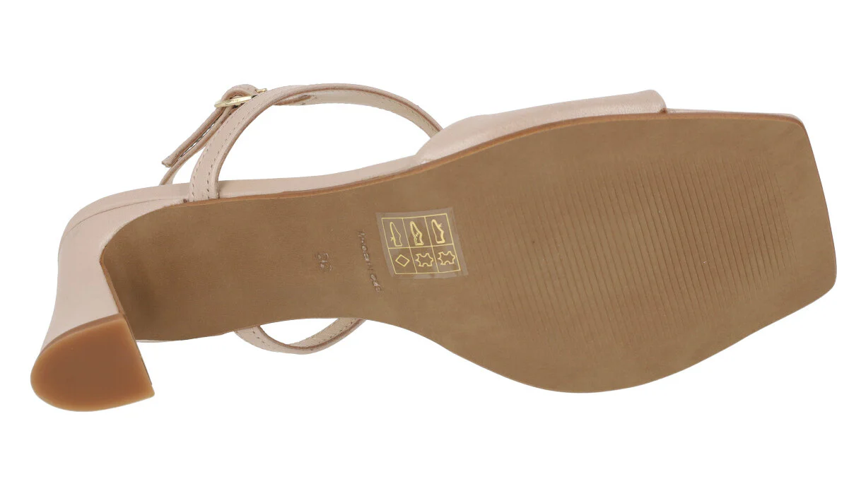 Sandalias de piel Alexia con pulsera al tobillo - Image 5