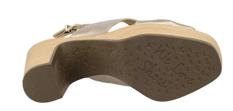 Sandalias de piel Arbórea con tacón y plataforma - Image 9