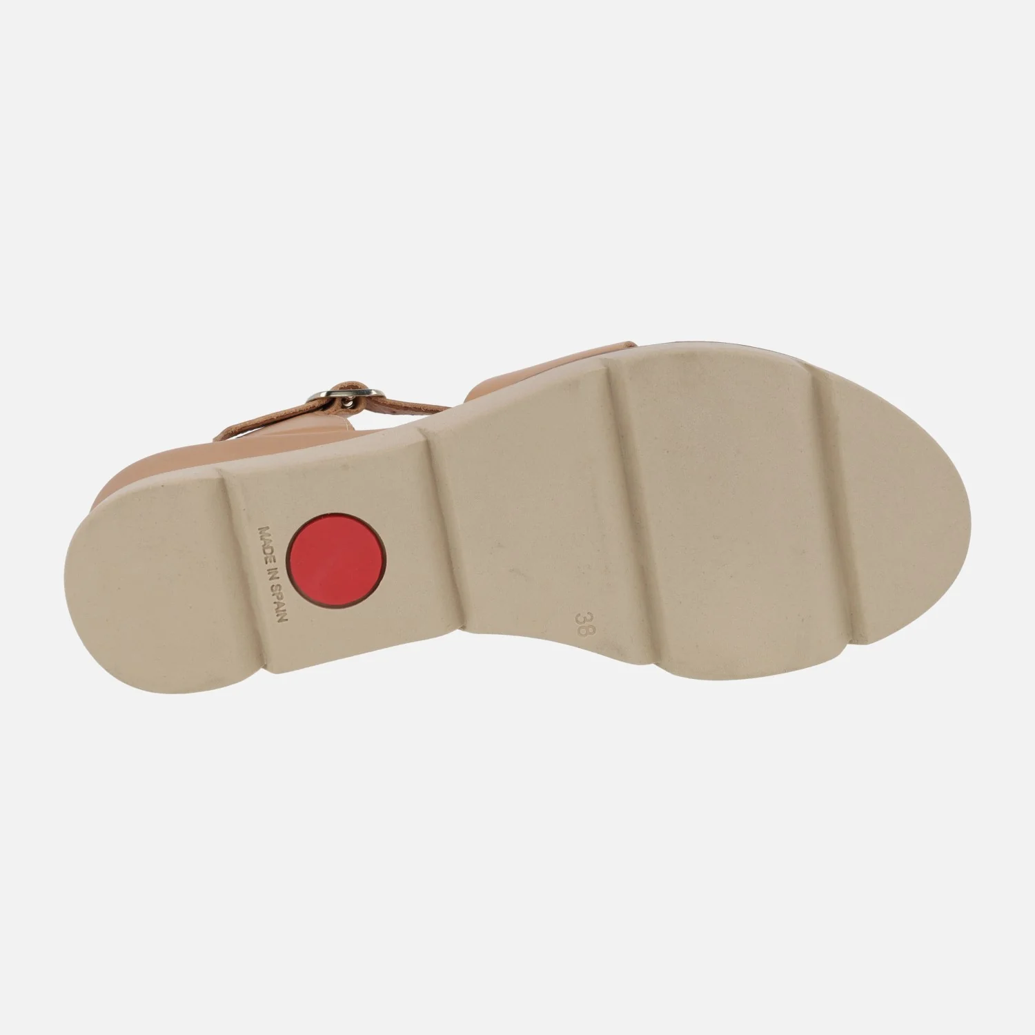 SANDALIAS DE PIEL CAMEL CON PLATAFORMA - Image 5
