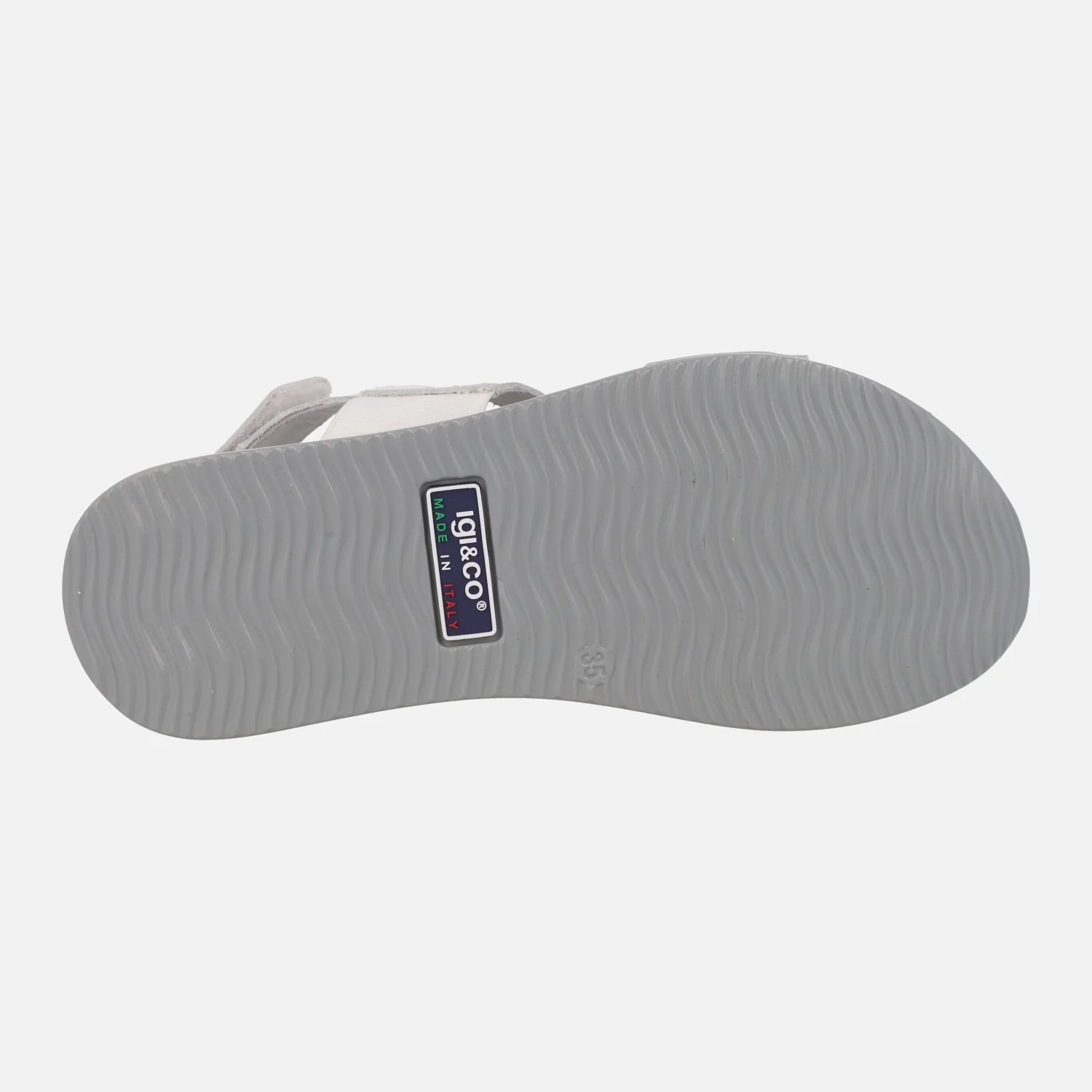 Sandalias de piel combinadas con cierre de velcro - Image 10