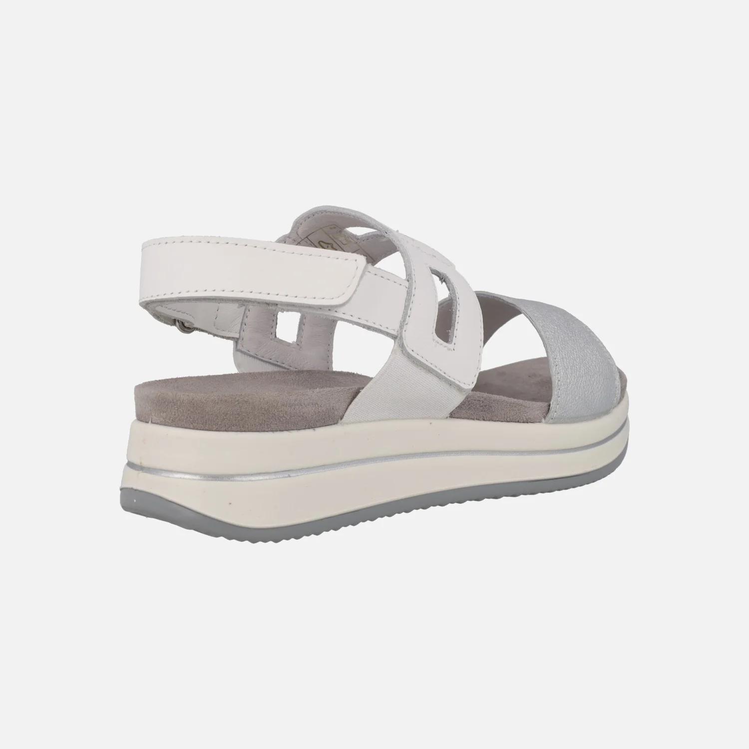 Sandalias de piel combinadas con cierre de velcro - Image 9