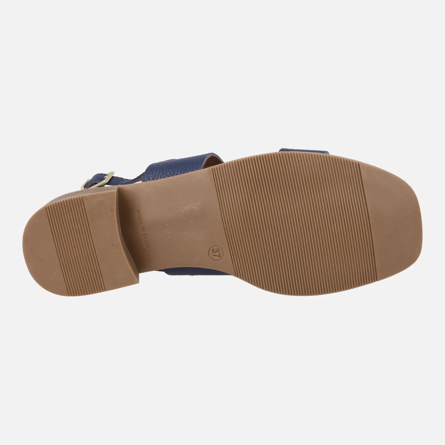 Sandalias de piel con adorno metálico y cierre de hebilla - Image 11