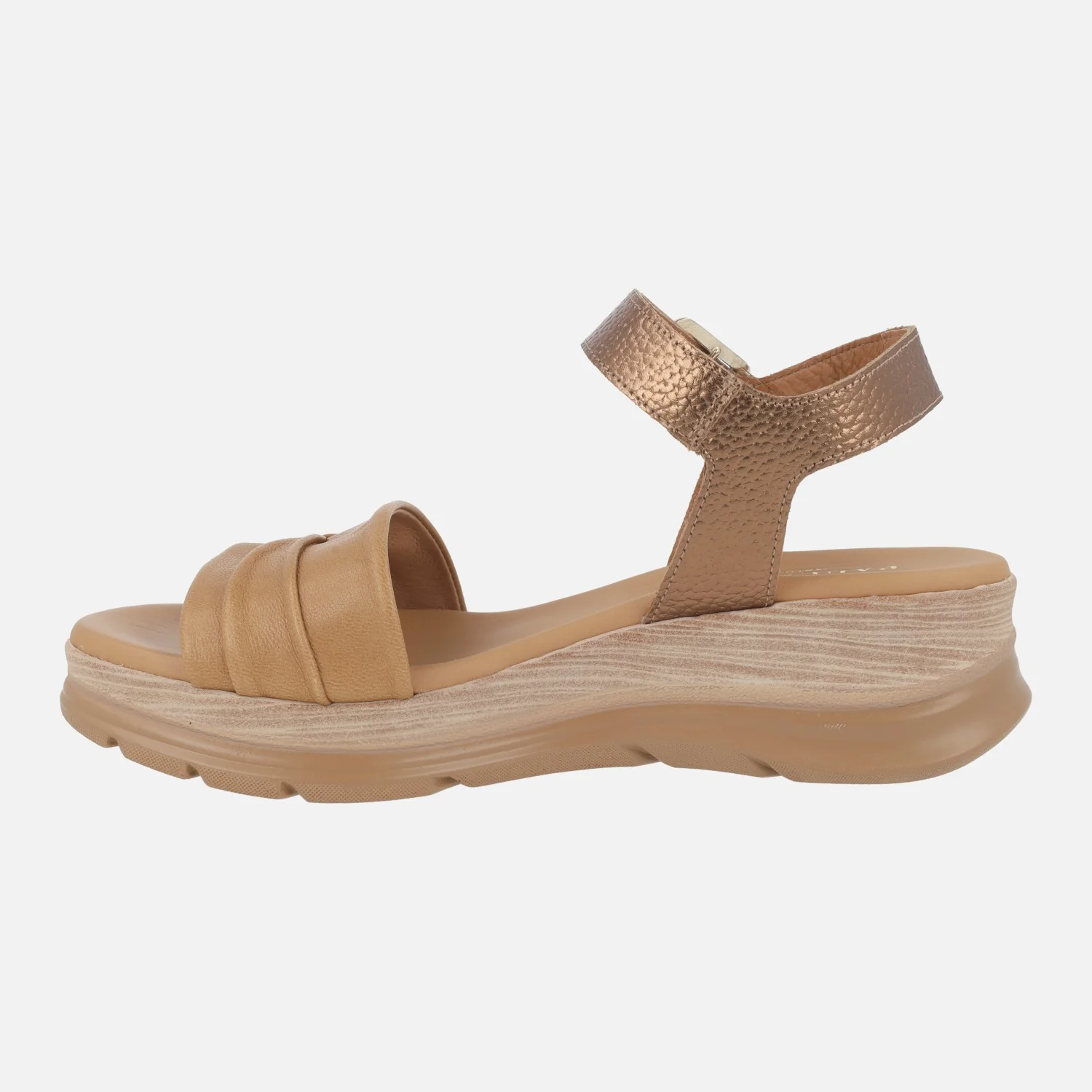 Sandalias de piel con cierre de hebilla - Image 3