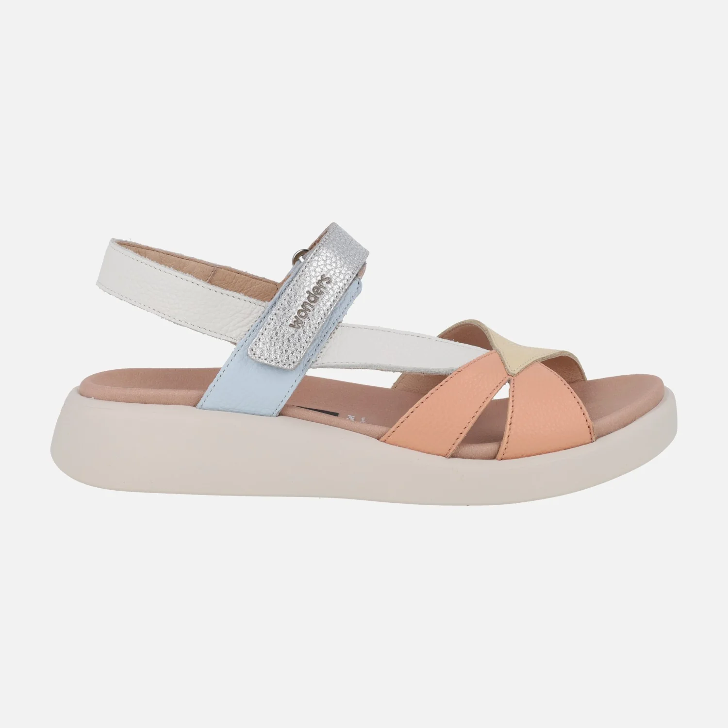 Sandalias de piel con cierre de velcro Mar 52