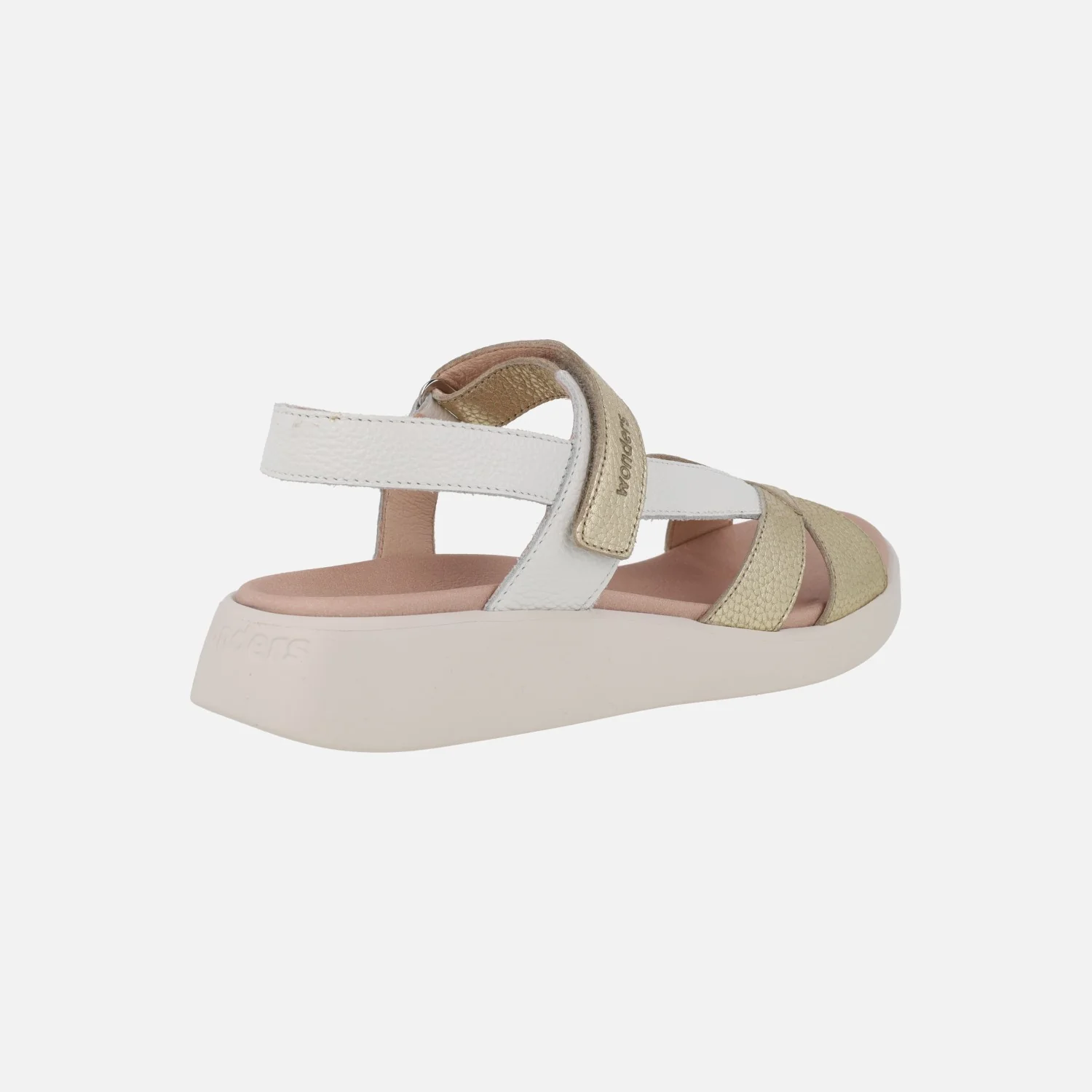 Sandalias de piel con cierre de velcro Mar 52 - Image 10