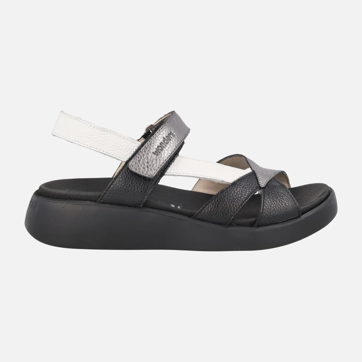 Sandalias de piel con cierre de velcro Mar 52 - Image 13