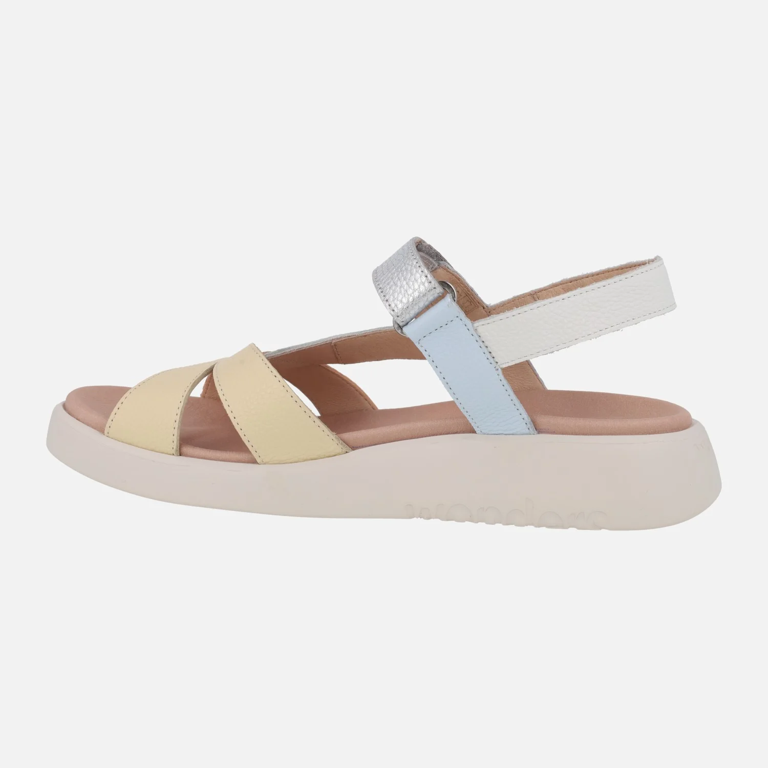 Sandalias de piel con cierre de velcro Mar 52 - Image 4