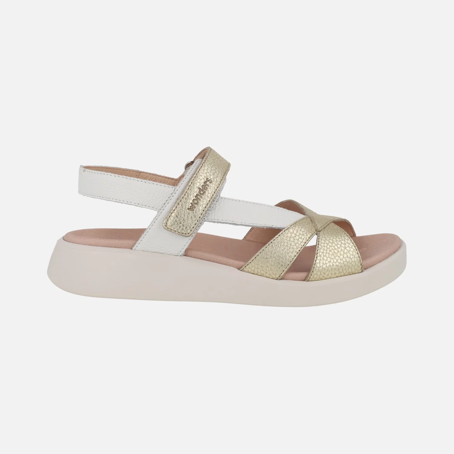Sandalias de piel con cierre de velcro Mar 52 - Image 7
