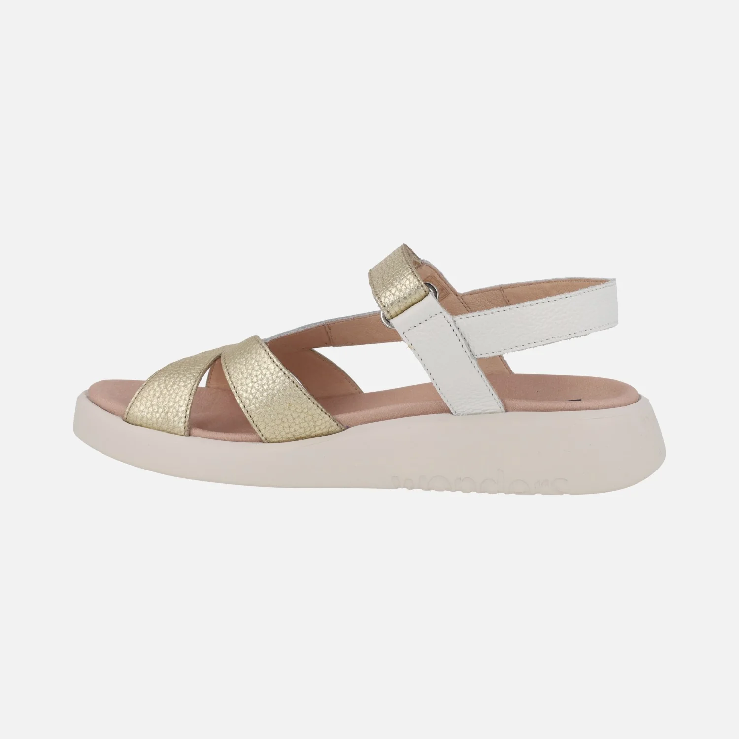 Sandalias de piel con cierre de velcro Mar 52 - Image 9