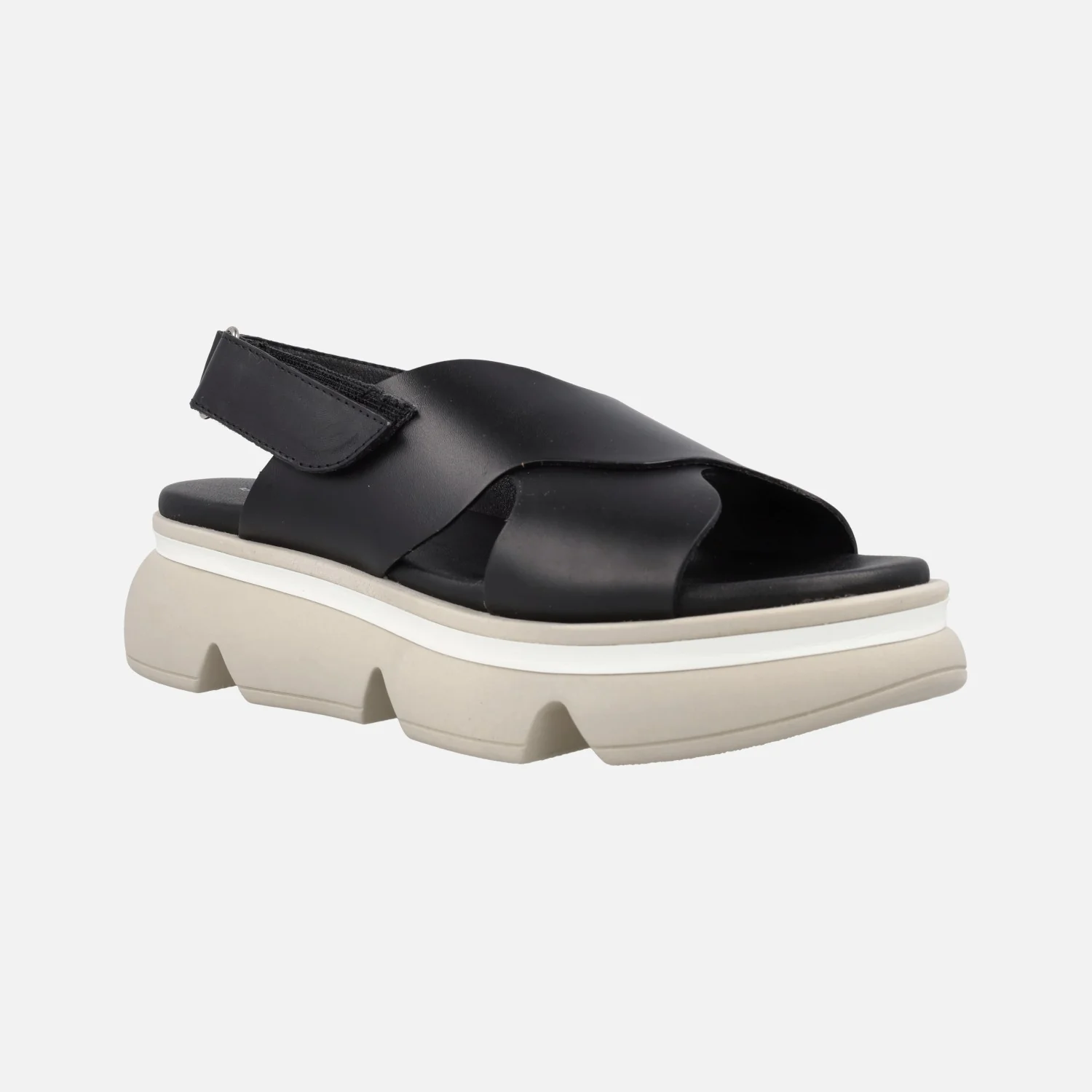 Sandalias de piel con cierre de velcro Picerno - Image 2