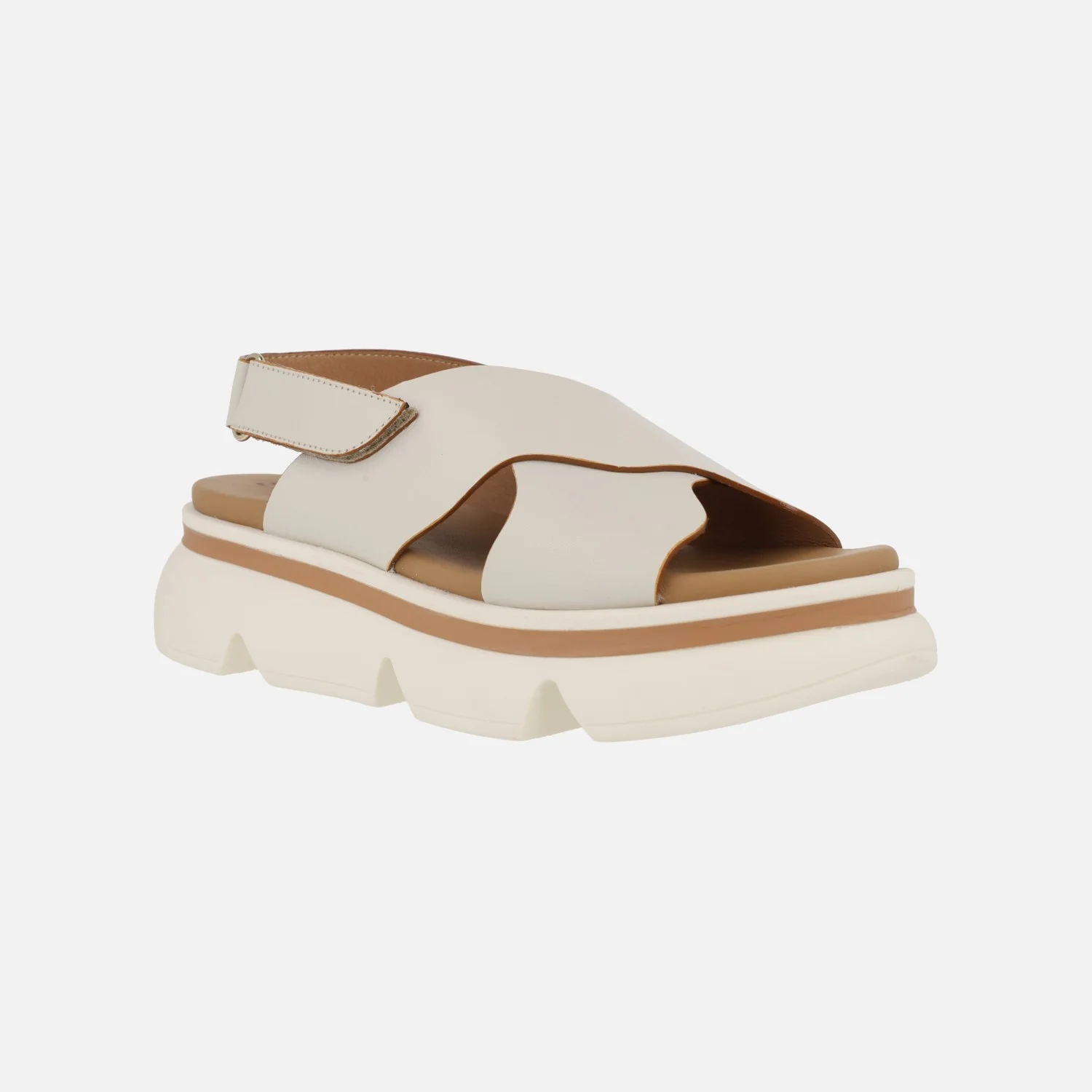 Sandalias de piel con cierre de velcro Picerno - Image 9