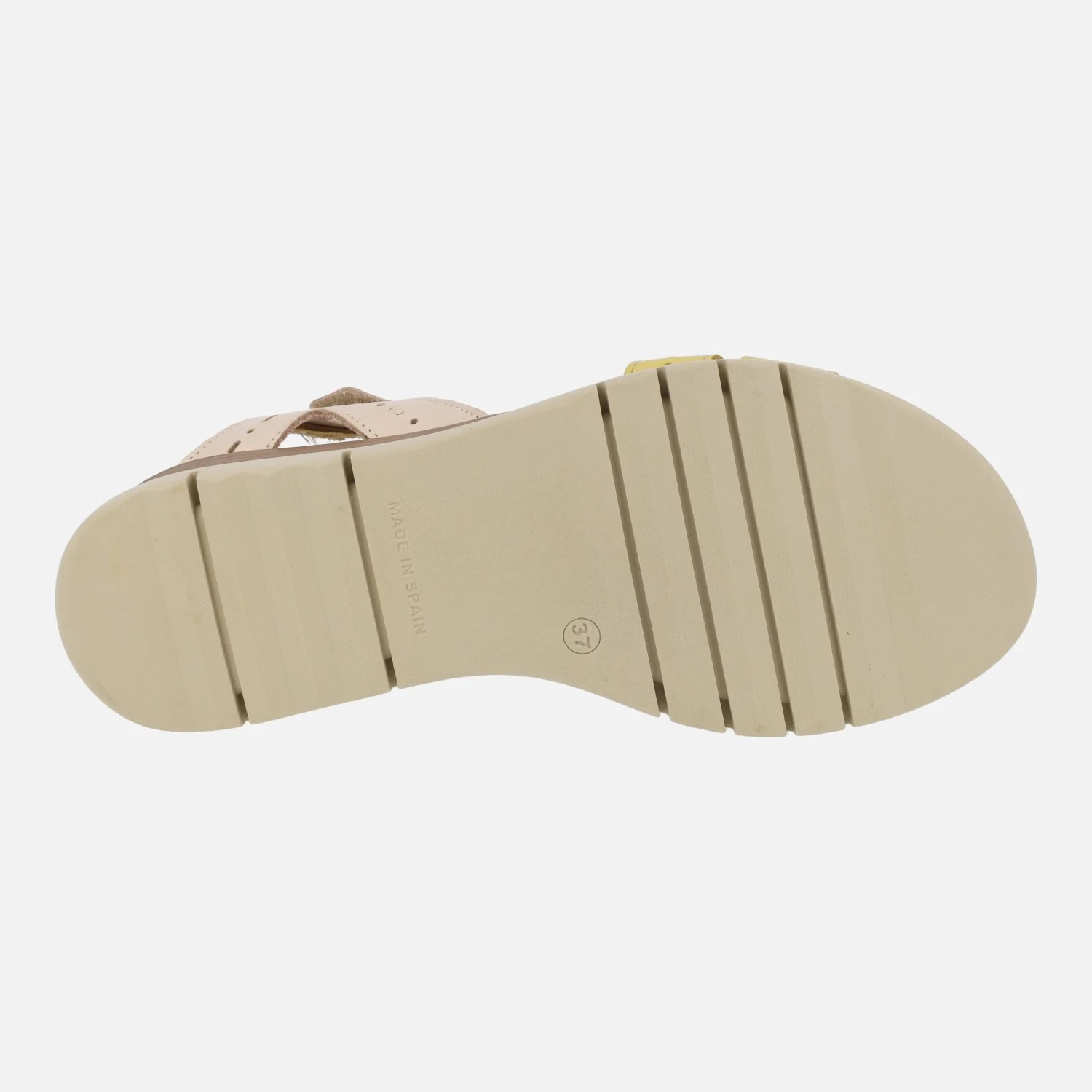Sandalias de piel con cierre de velcro y adorno metálico - Image 12
