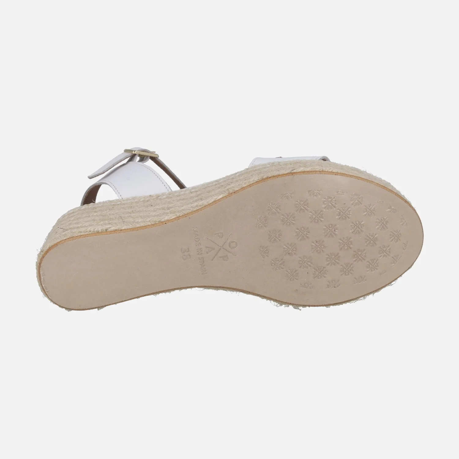 Sandalias de piel con cuña de yute y plataforma Arambol - Image 12