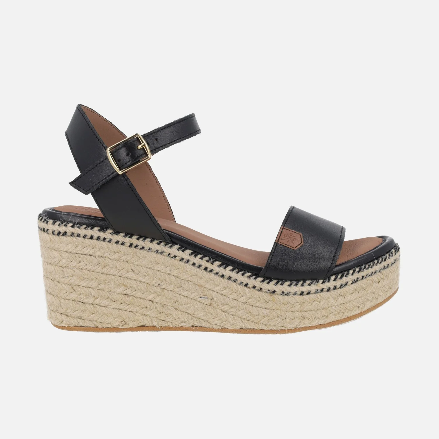 Sandalias de piel con cuña de yute y plataforma Arambol - Image 13