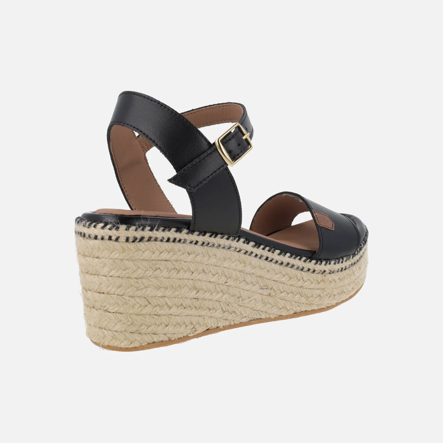 Sandalias de piel con cuña de yute y plataforma Arambol - Image 16