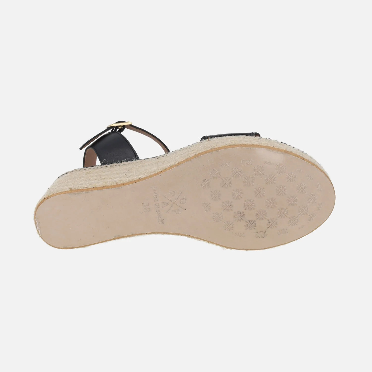Sandalias de piel con cuña de yute y plataforma Arambol - Image 18