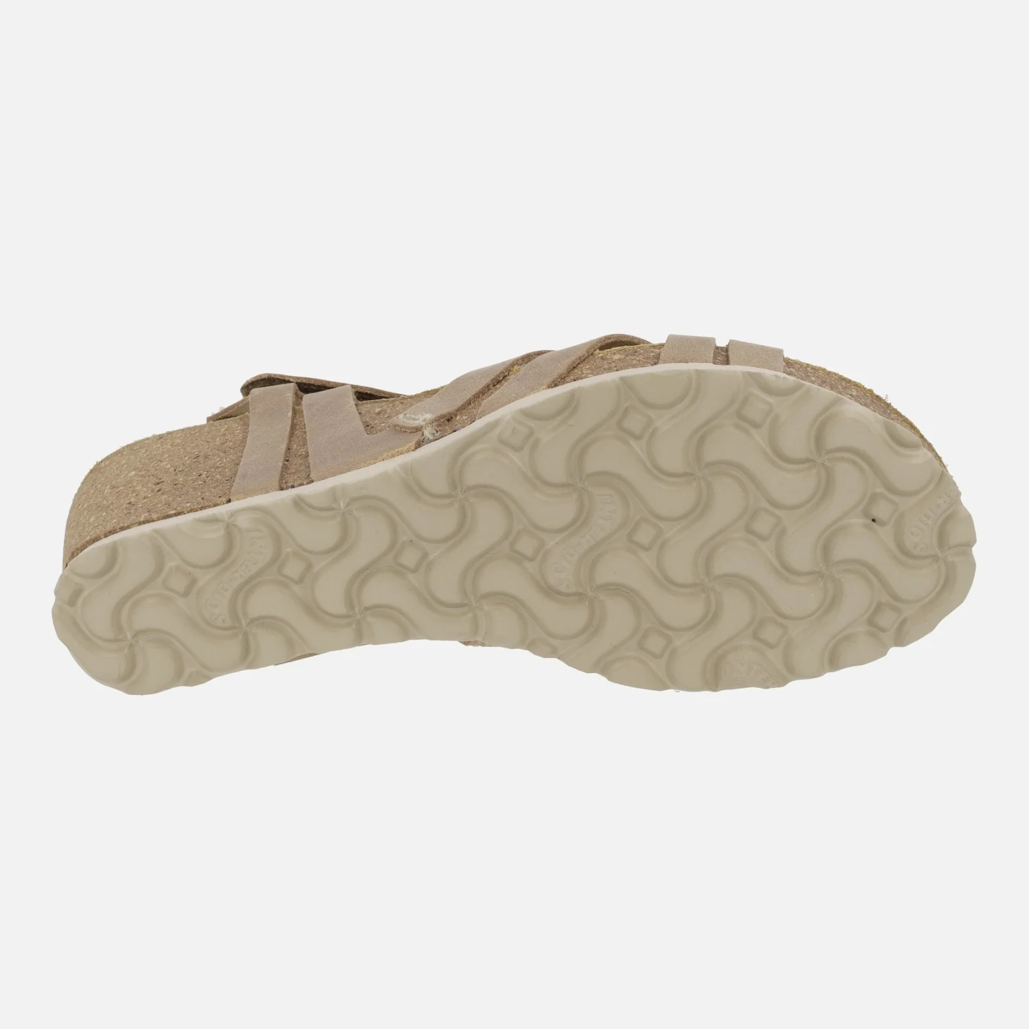 Sandalias de piel con cuña y cierre de velcros - Image 18