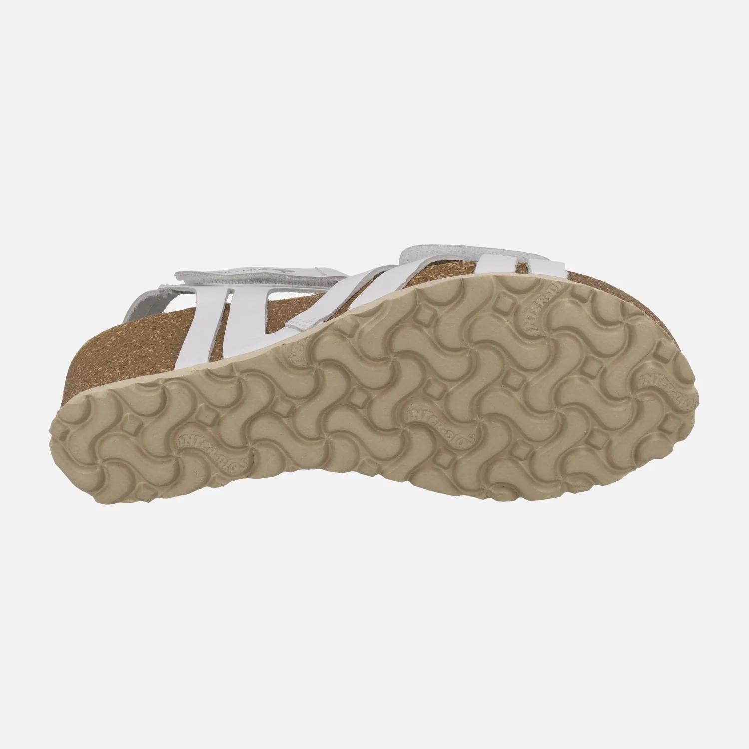 Sandalias de piel con cuña y cierre de velcros - Image 6
