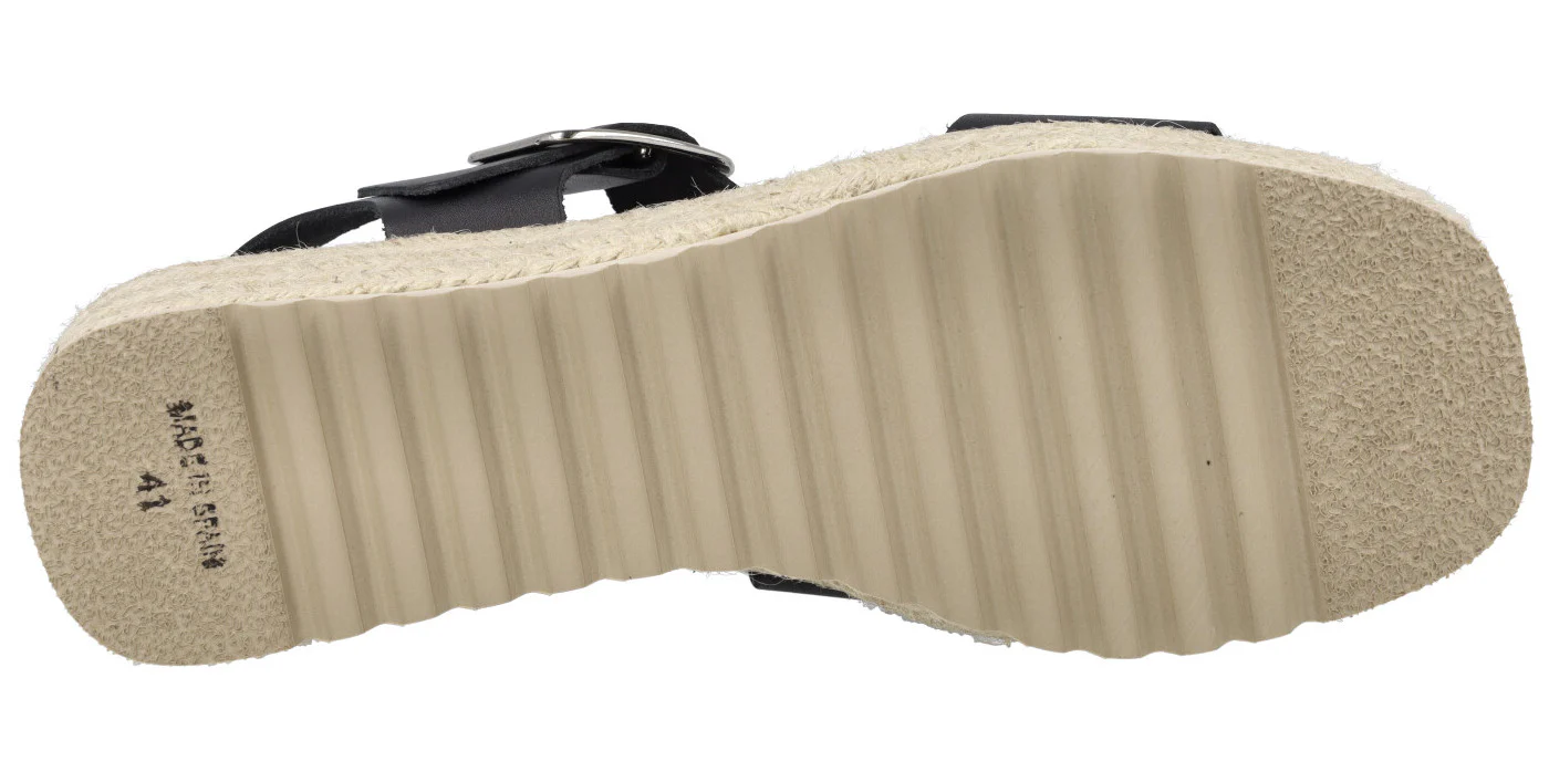 Sandalias de piel con piso de esparto Tiziana - Image 10