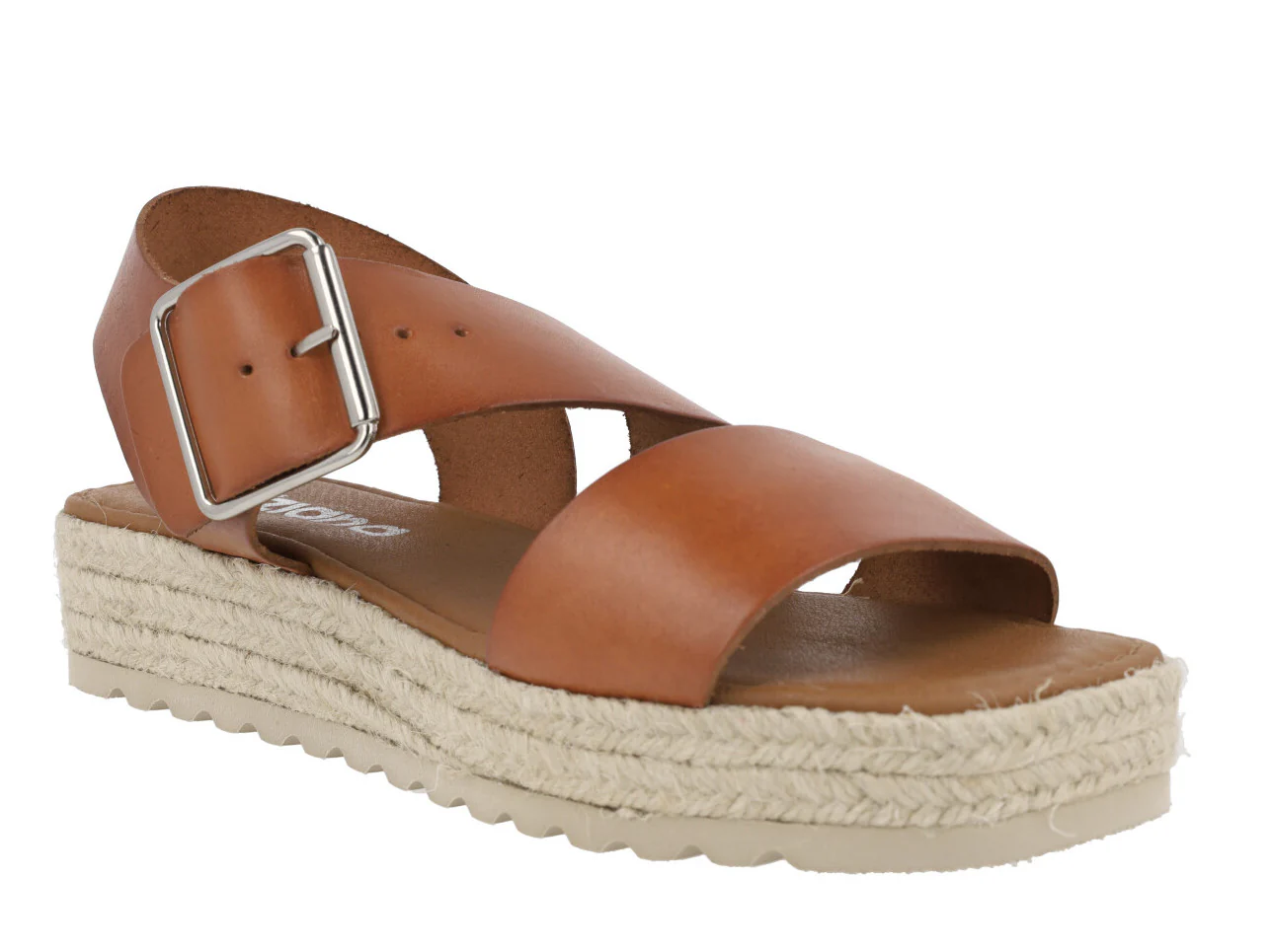 Sandalias de piel con piso de esparto Tiziana - Image 3