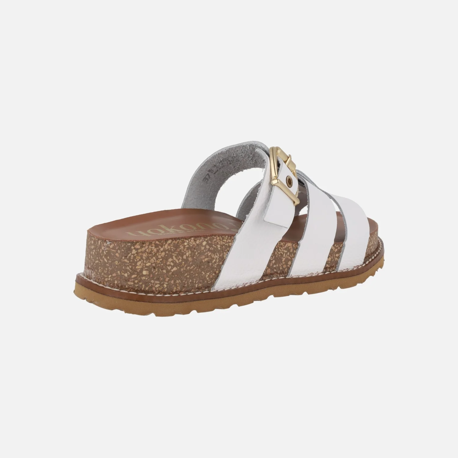 Sandalias de piel con plataforma y adorno de hebilla OCA-260 - Image 10
