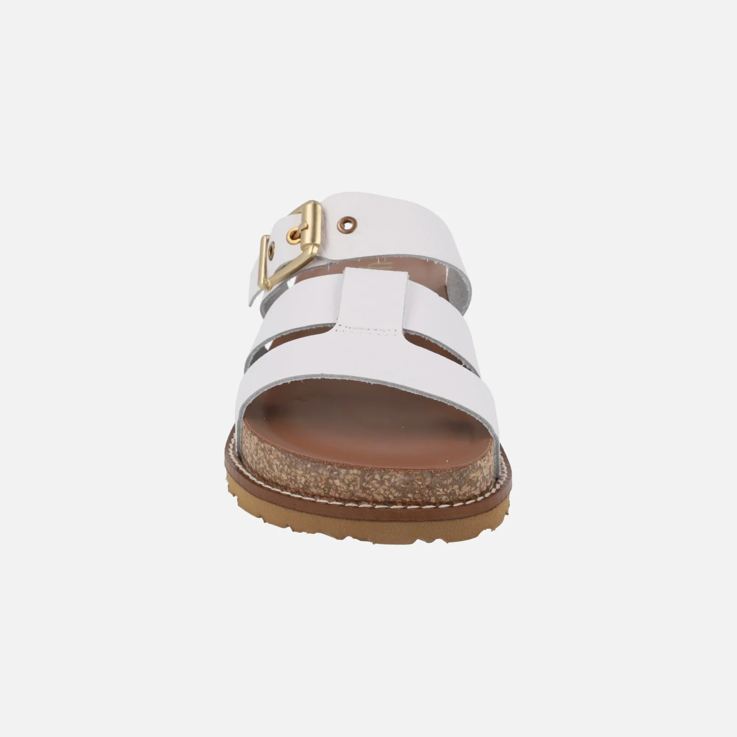 Sandalias de piel con plataforma y adorno de hebilla OCA-260 - Image 11