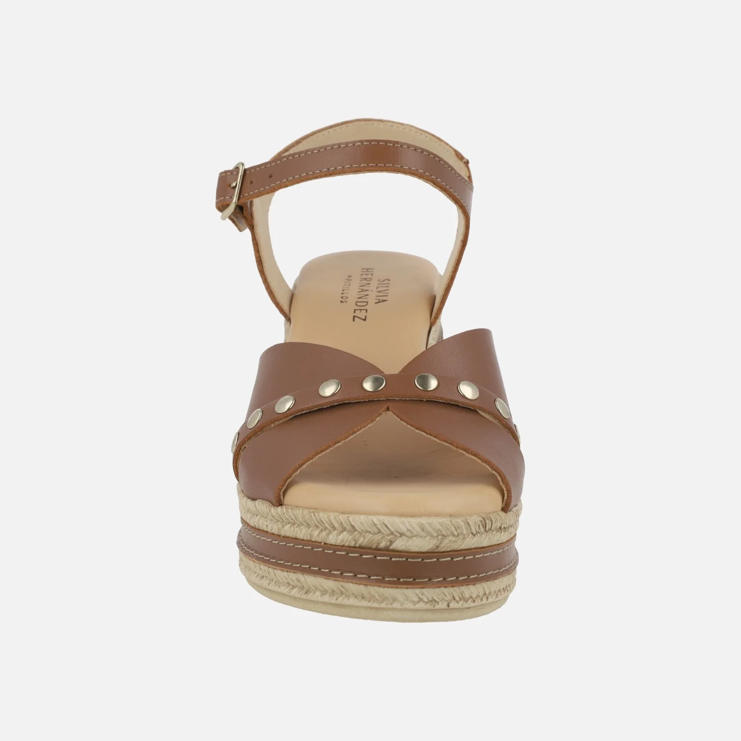 Sandalias de piel con plataforma y detalle de tachas - Image 11