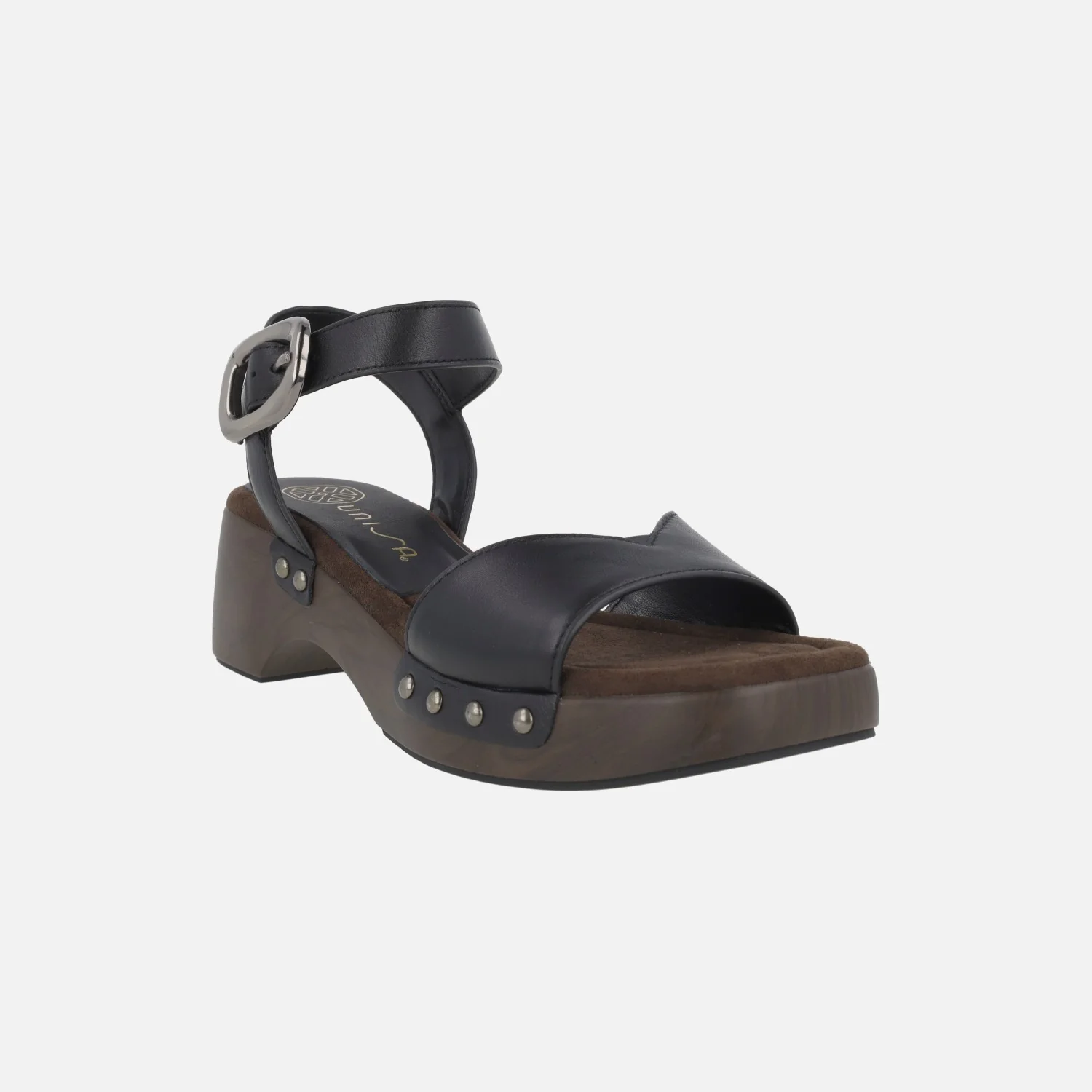 Sandalias de piel con pulsera al tobillo y tachas modelo Inca - Image 2